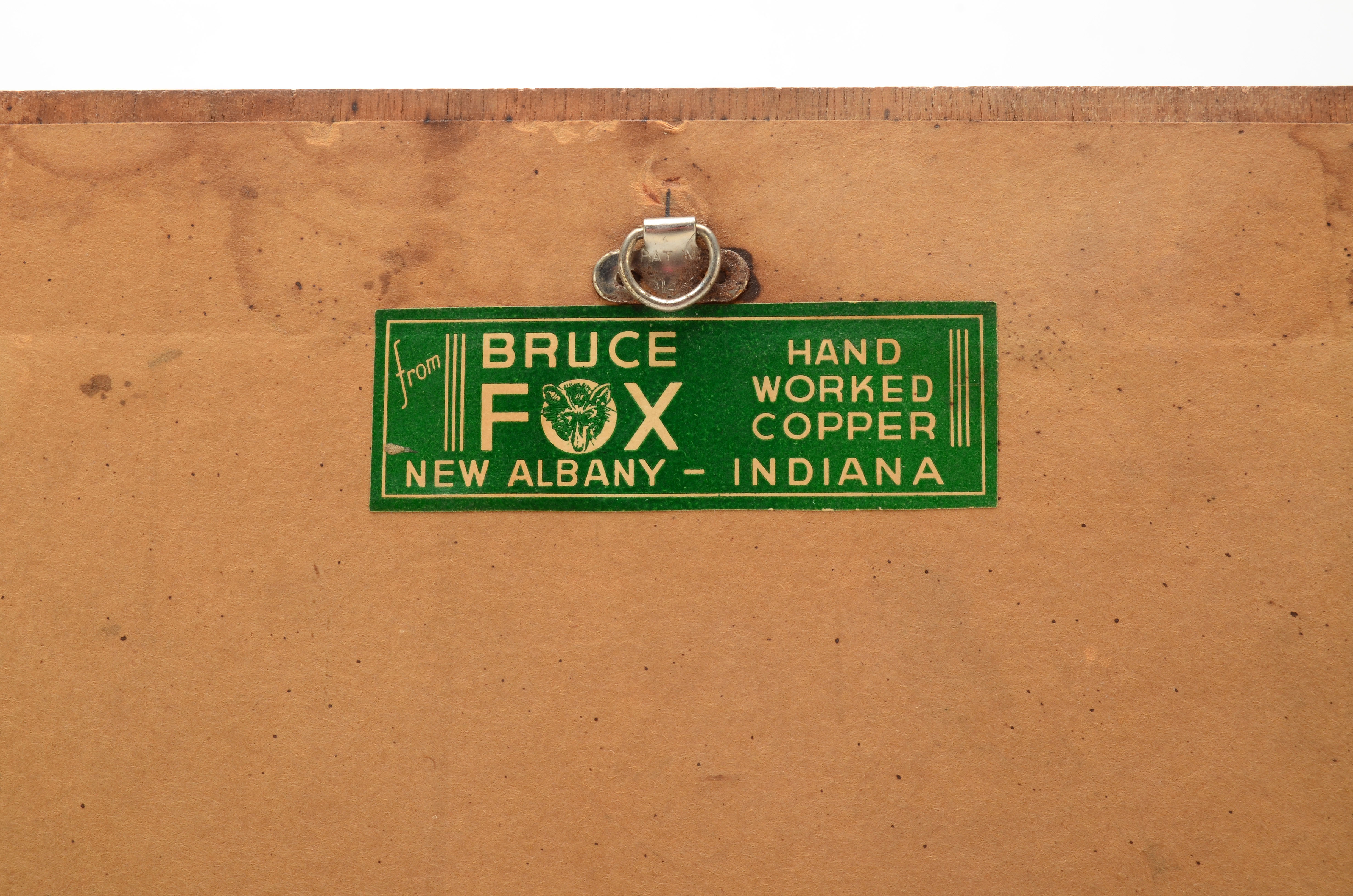 Vintage Burger Beer Hand-Crafted Copper Sign by Bruce Fox