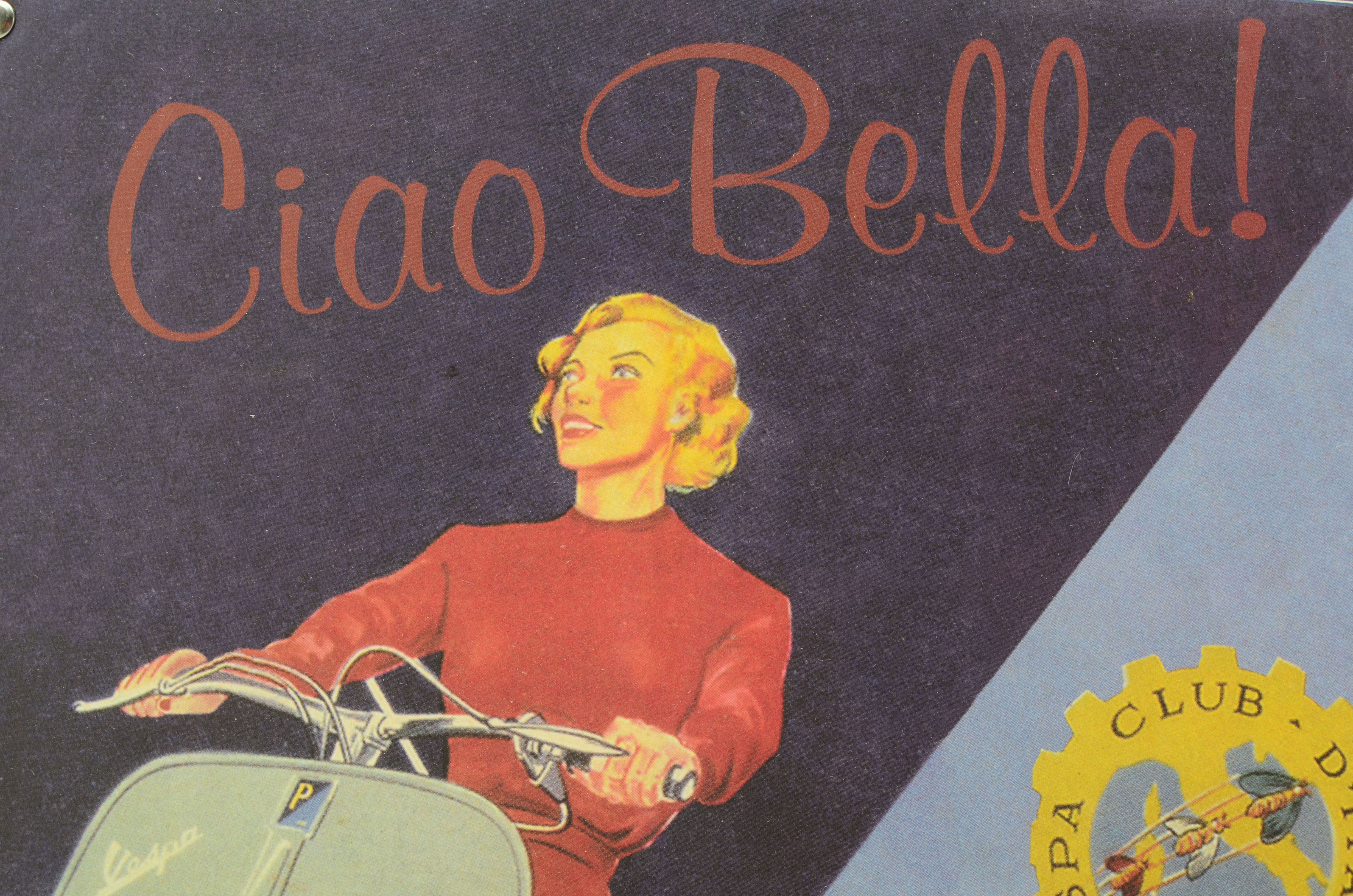 Italian Vespa Club Advertising Perpetual Calendar