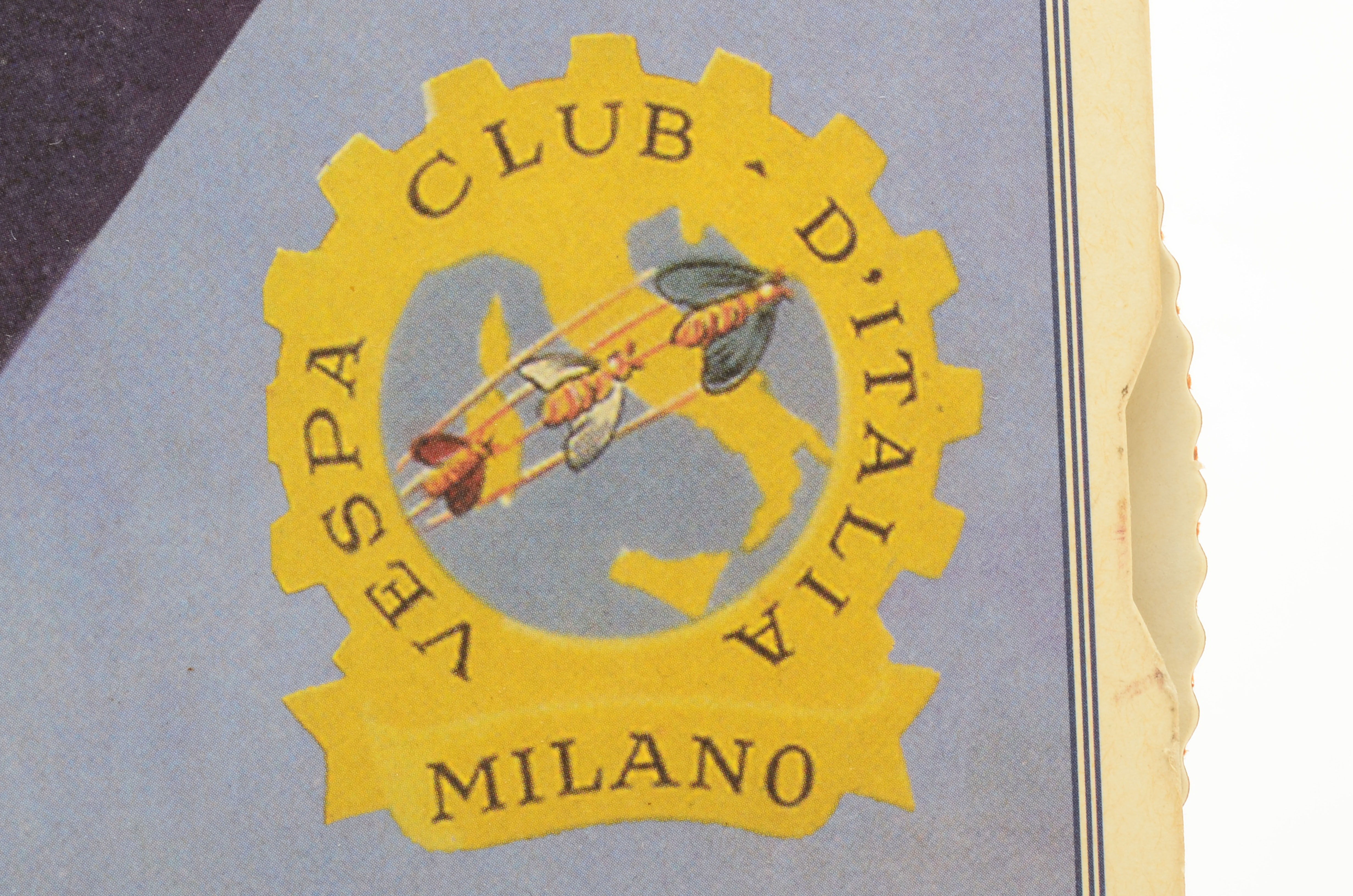 Italian Vespa Club Advertising Perpetual Calendar