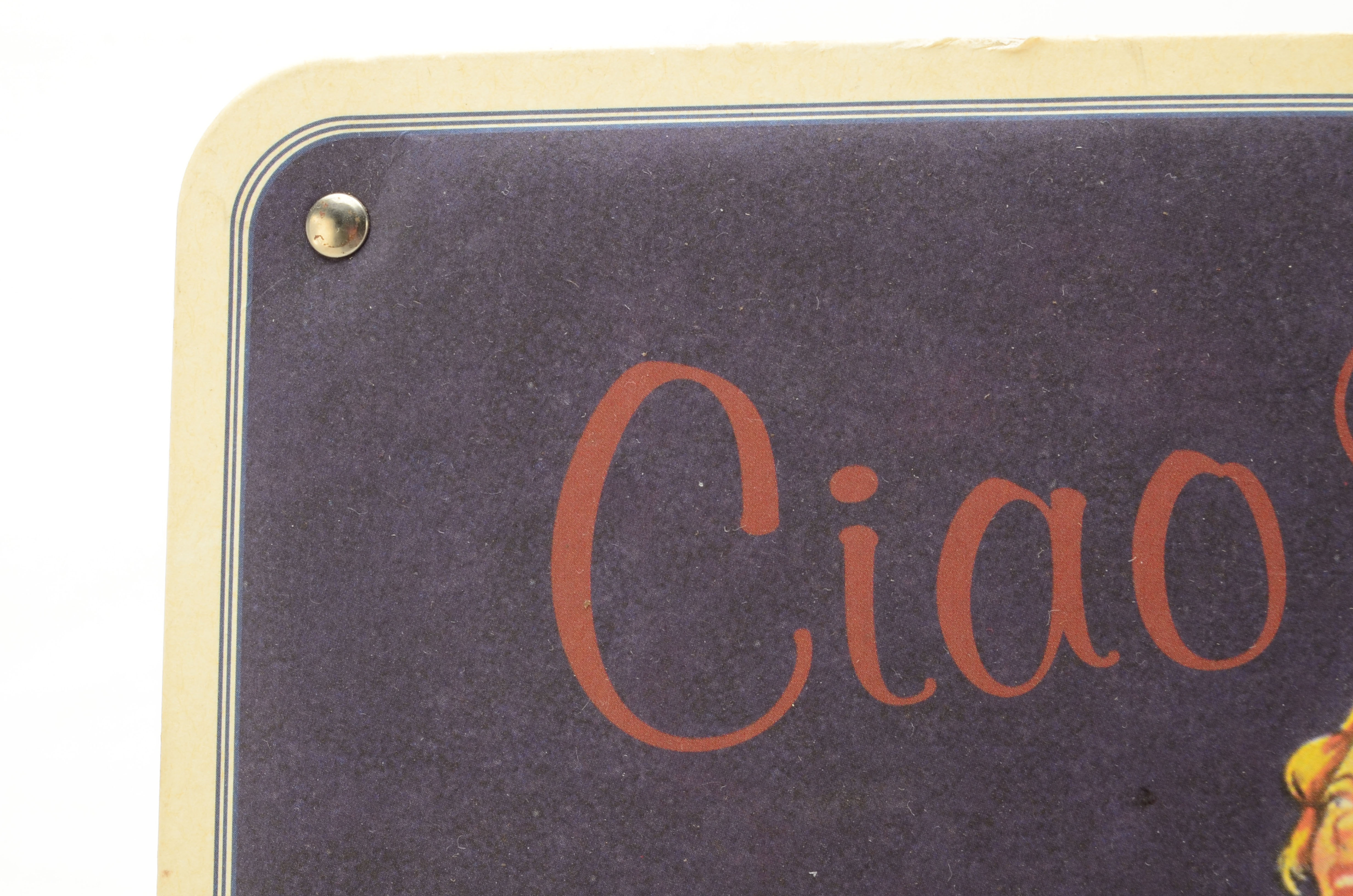 Italian Vespa Club Advertising Perpetual Calendar