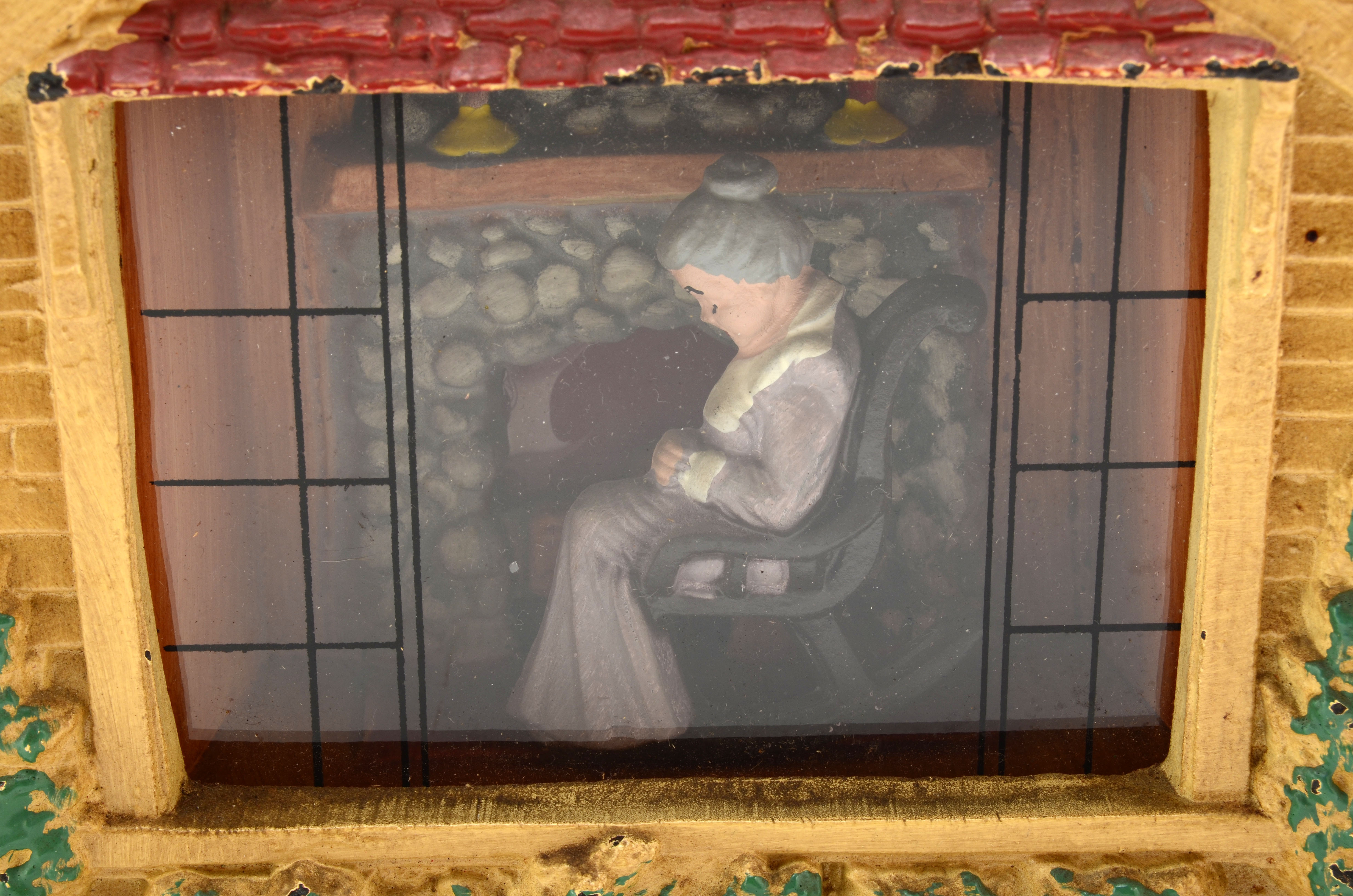 Haddon "Home Sweet Home" Illuminated Motion Shelf Clock