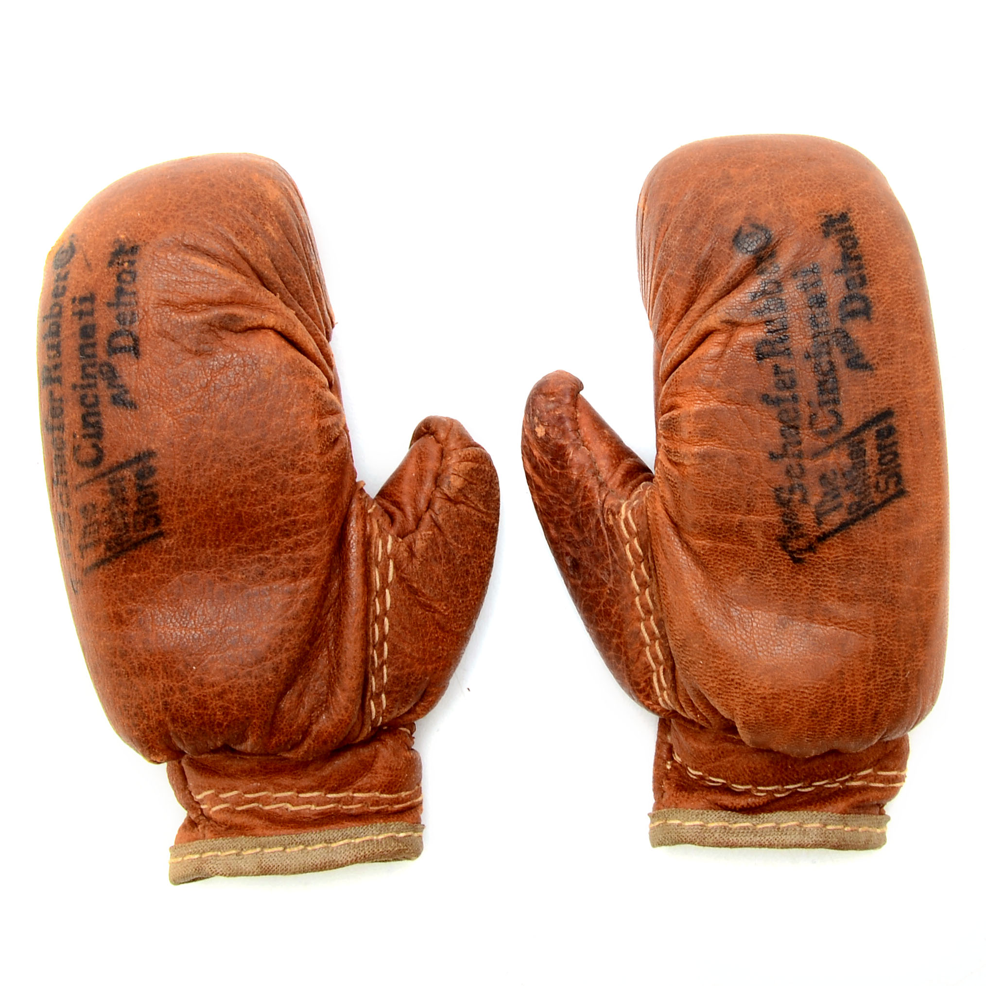 Draper & Maynard Leather Advertising Boxing Gloves