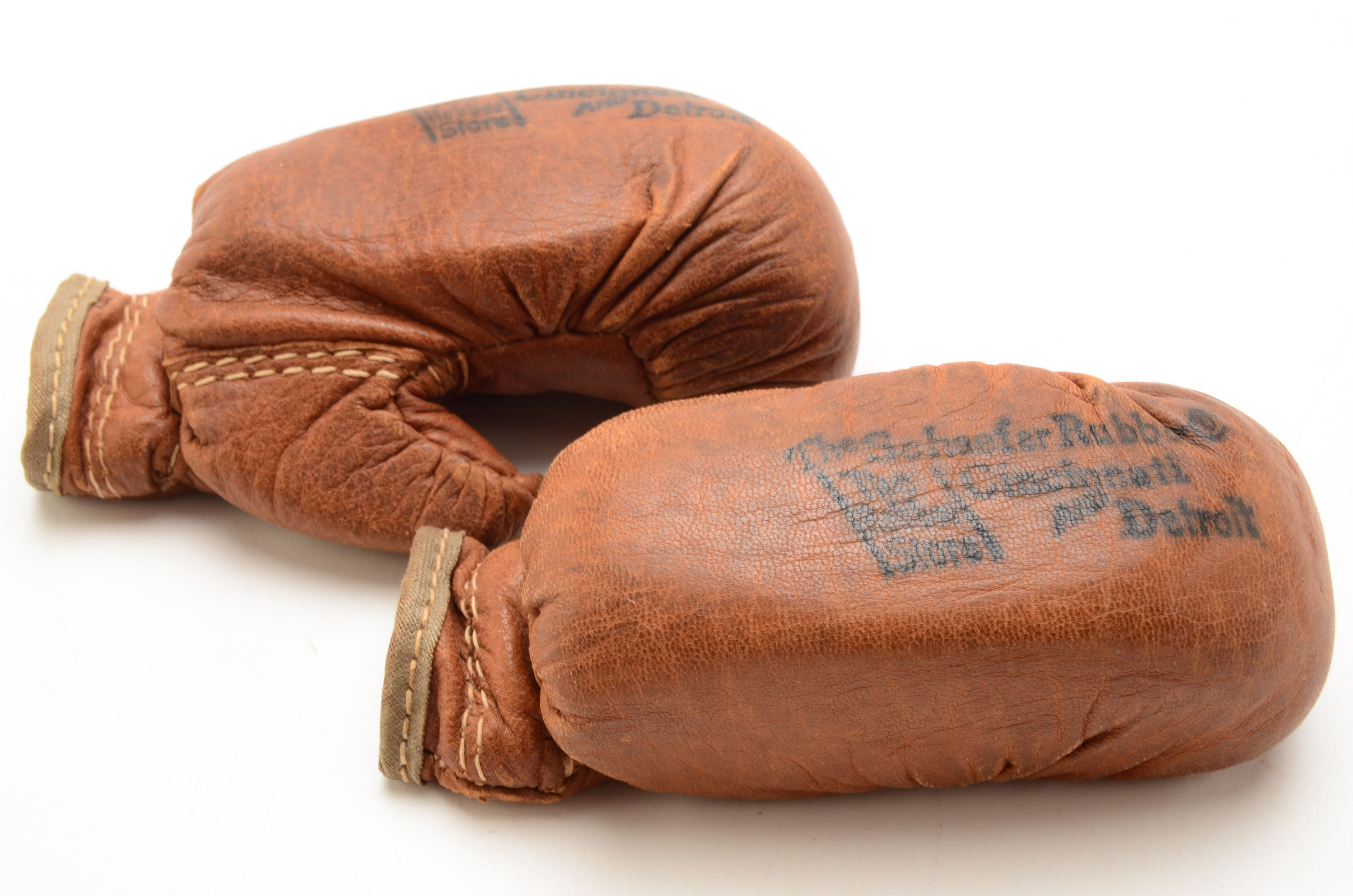 Draper & Maynard Leather Advertising Boxing Gloves