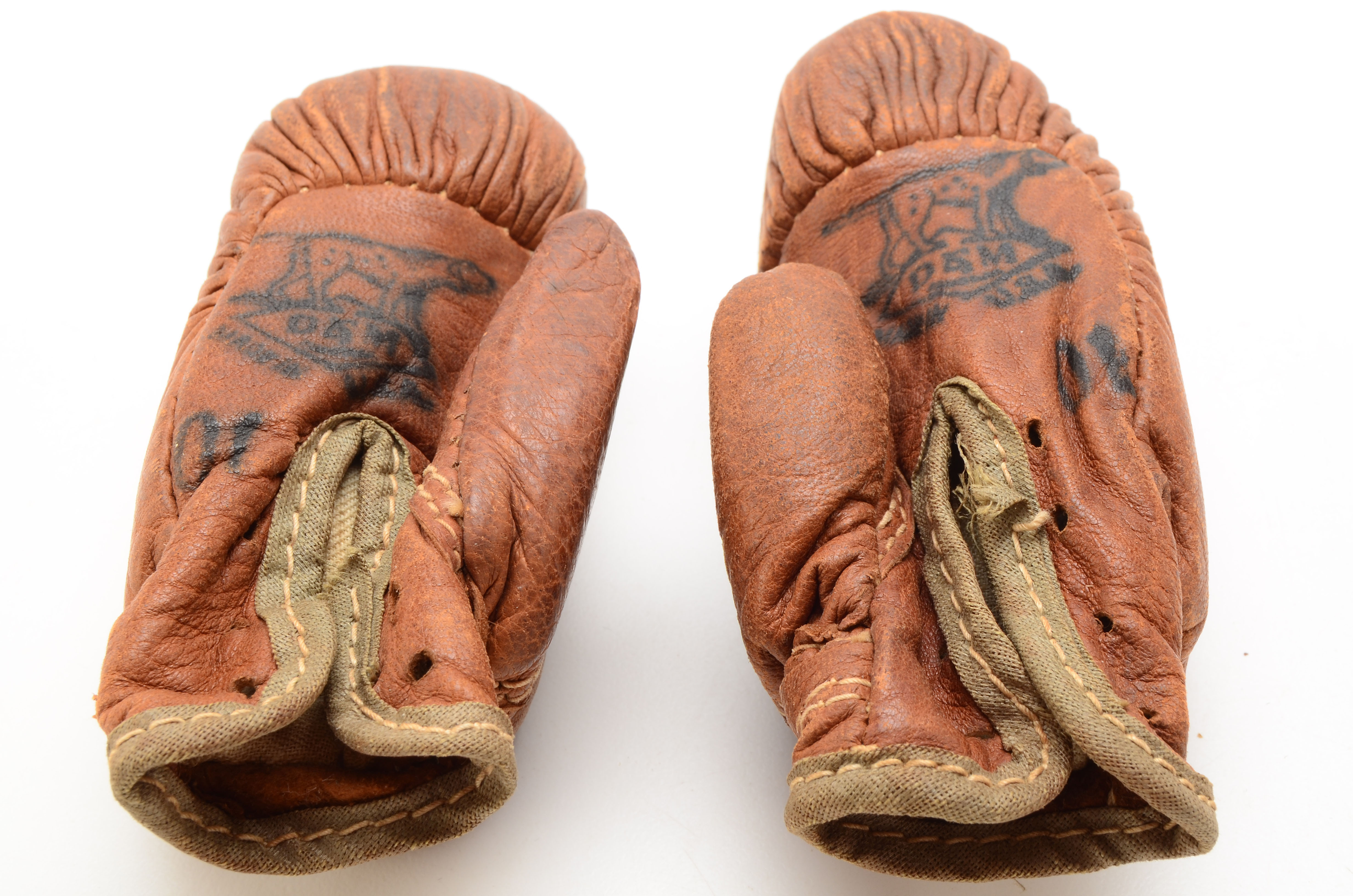 Draper & Maynard Leather Advertising Boxing Gloves