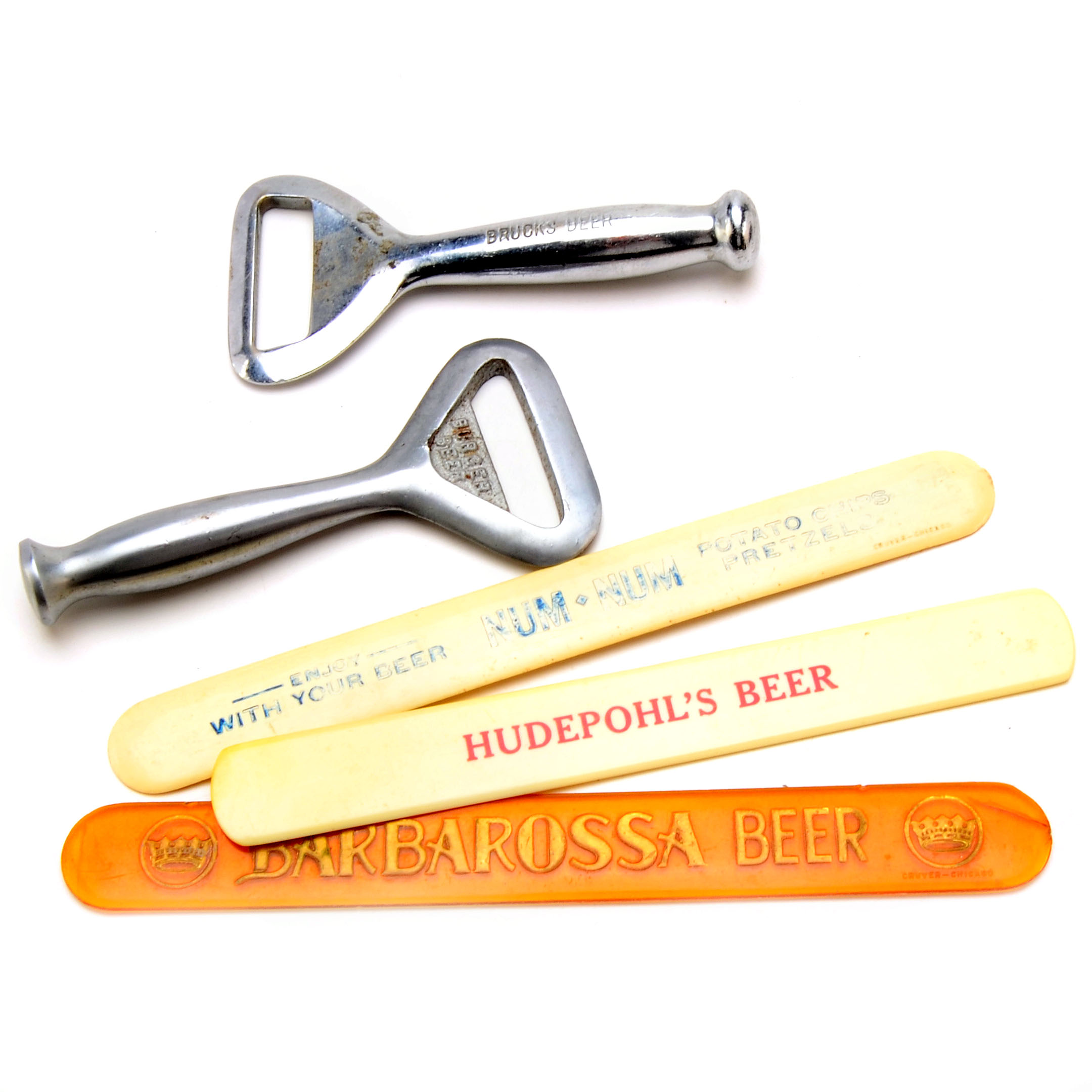 VIntage Beer and Potato Chip Advertising Pieces