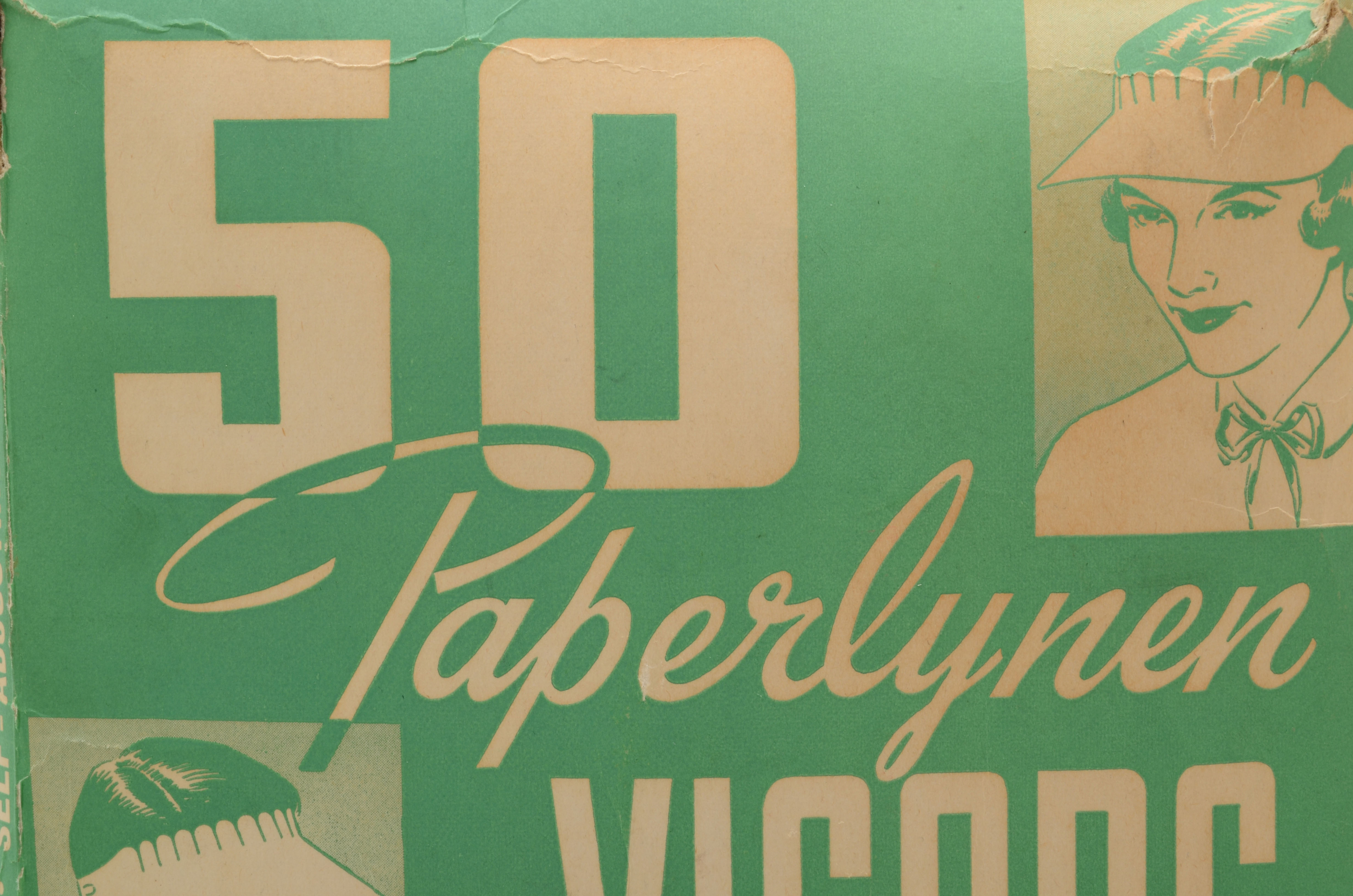 Marathon Gasoline "Paperlynen" Visor Advertising Giveaways