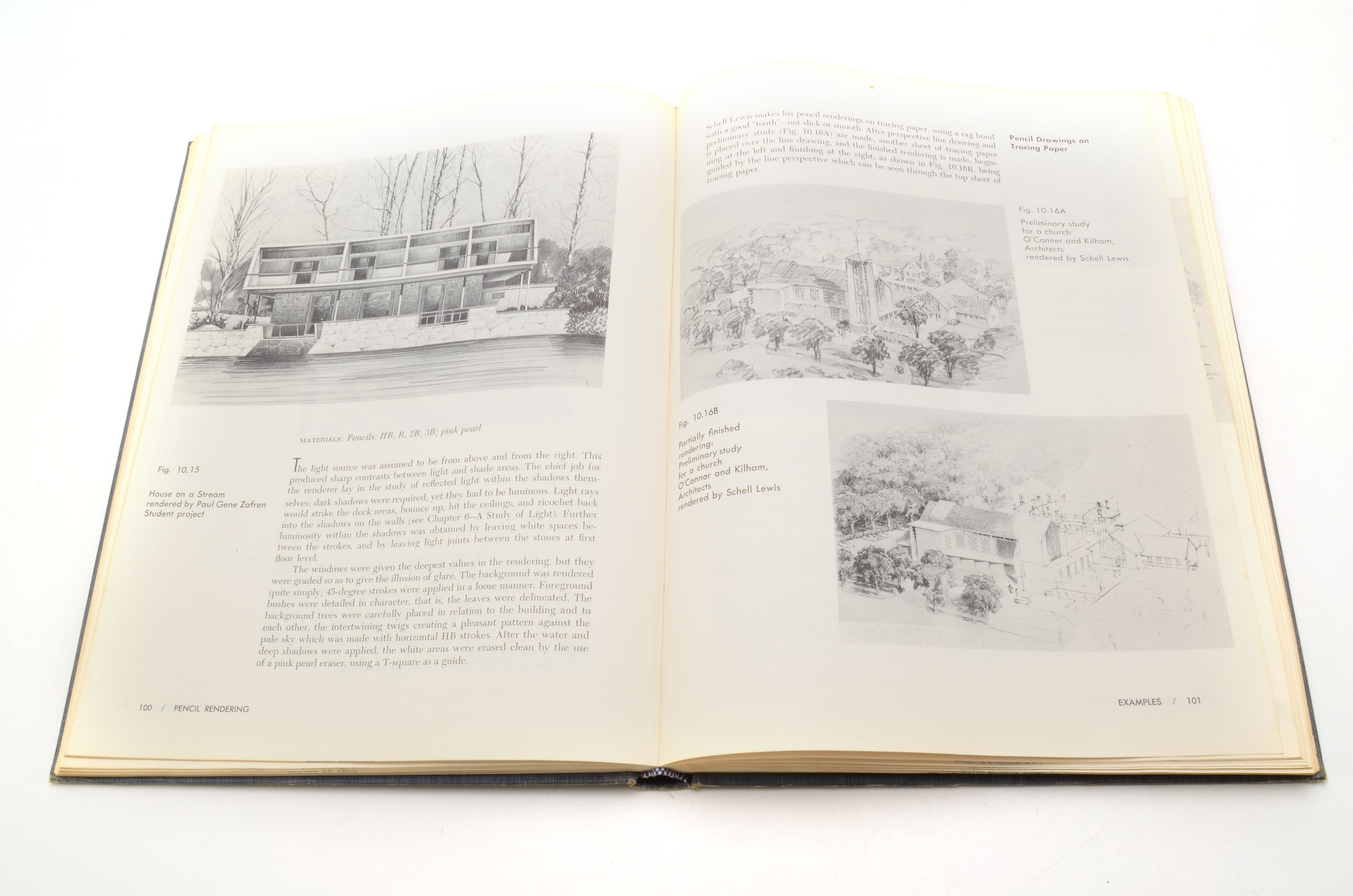 Vintage Graphic Design and Architectural Drawing Books