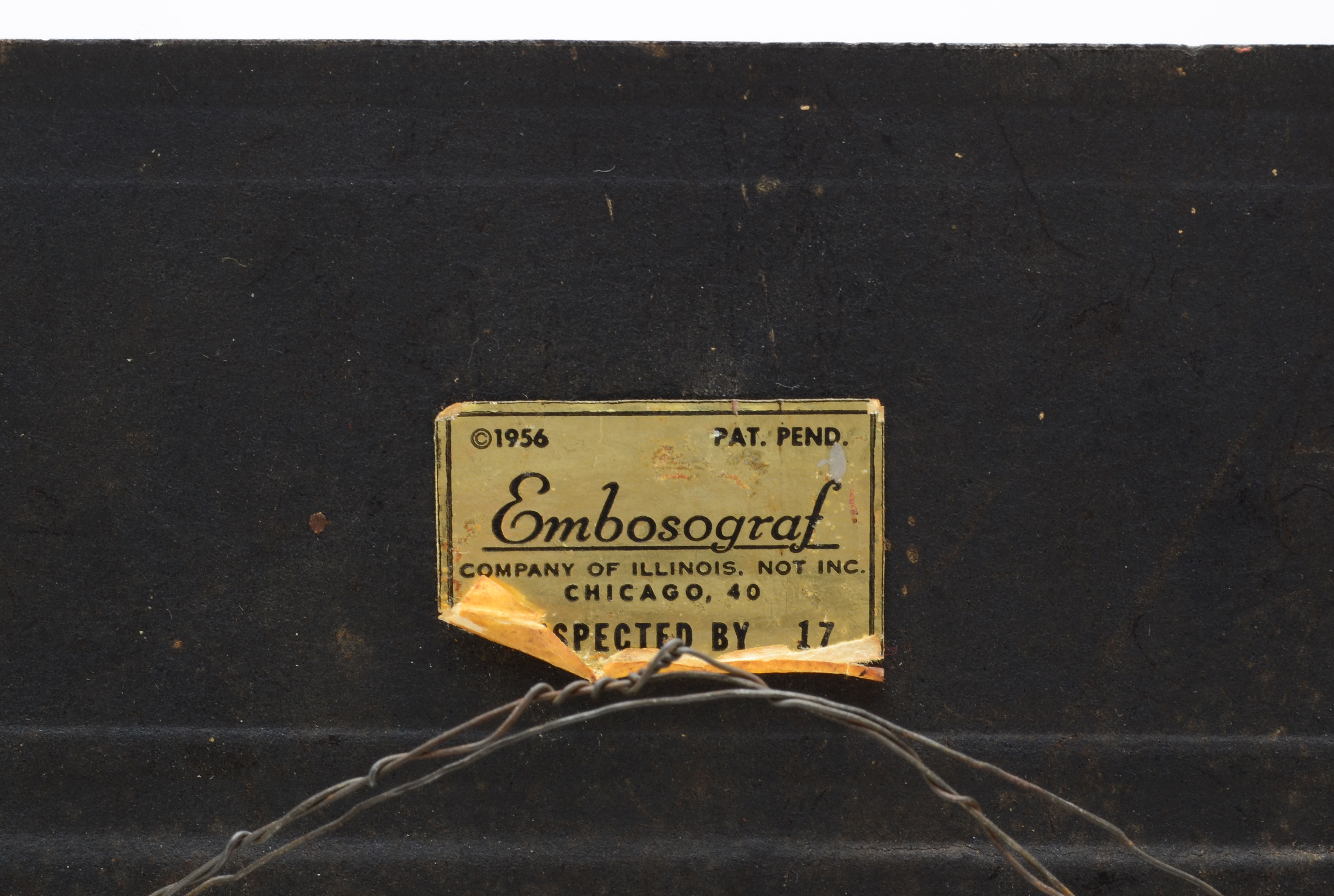 Buckeye Beer Foil Embosograf Advertising Sign