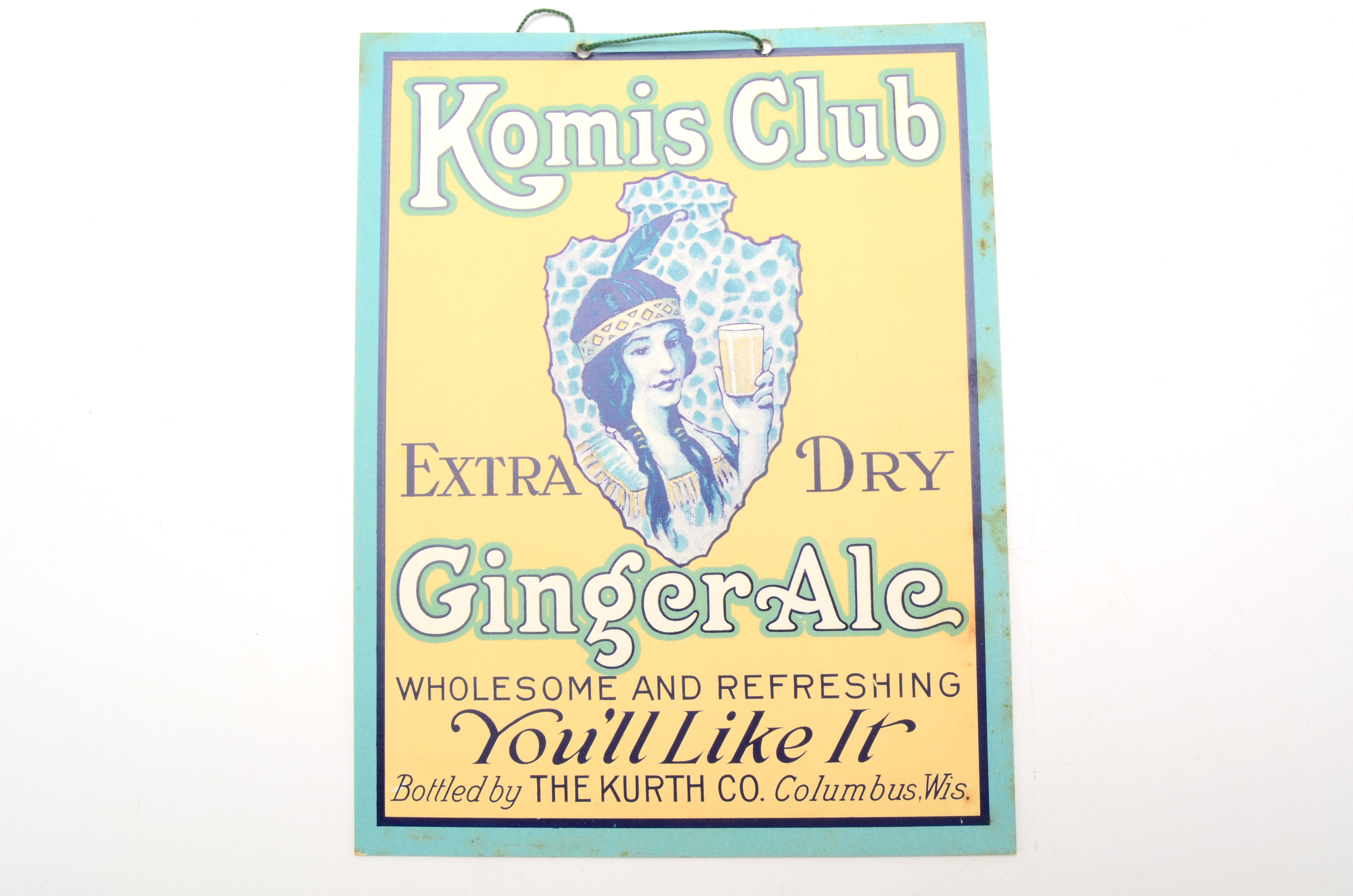 Three Vintage Beer and Ginger Ale Advertising Signs