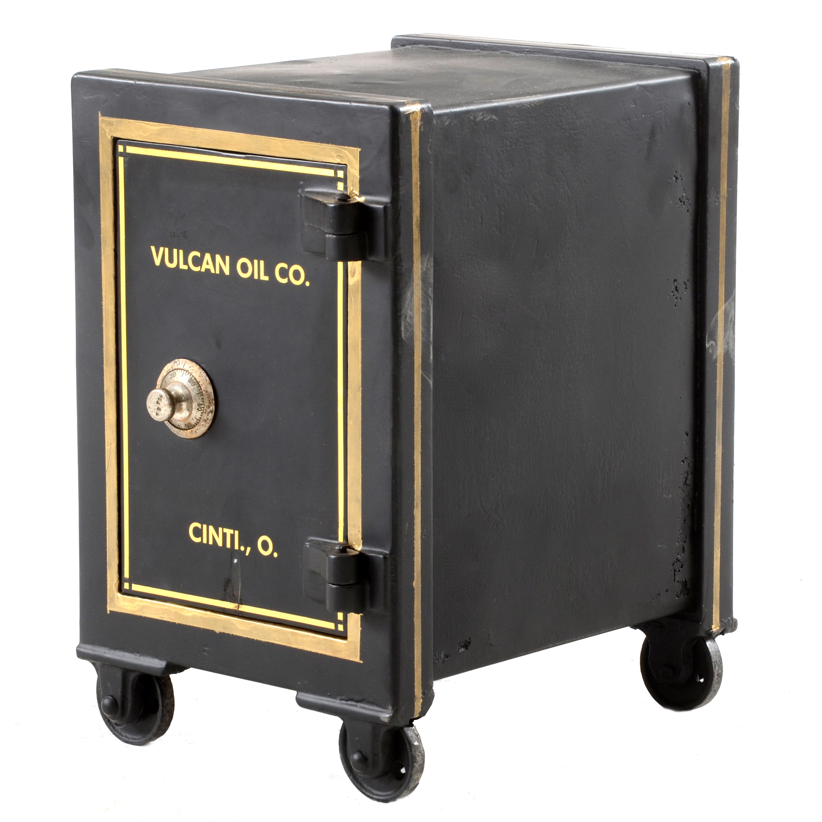 Vulcan Oil Company Cast Iron Combination Safe