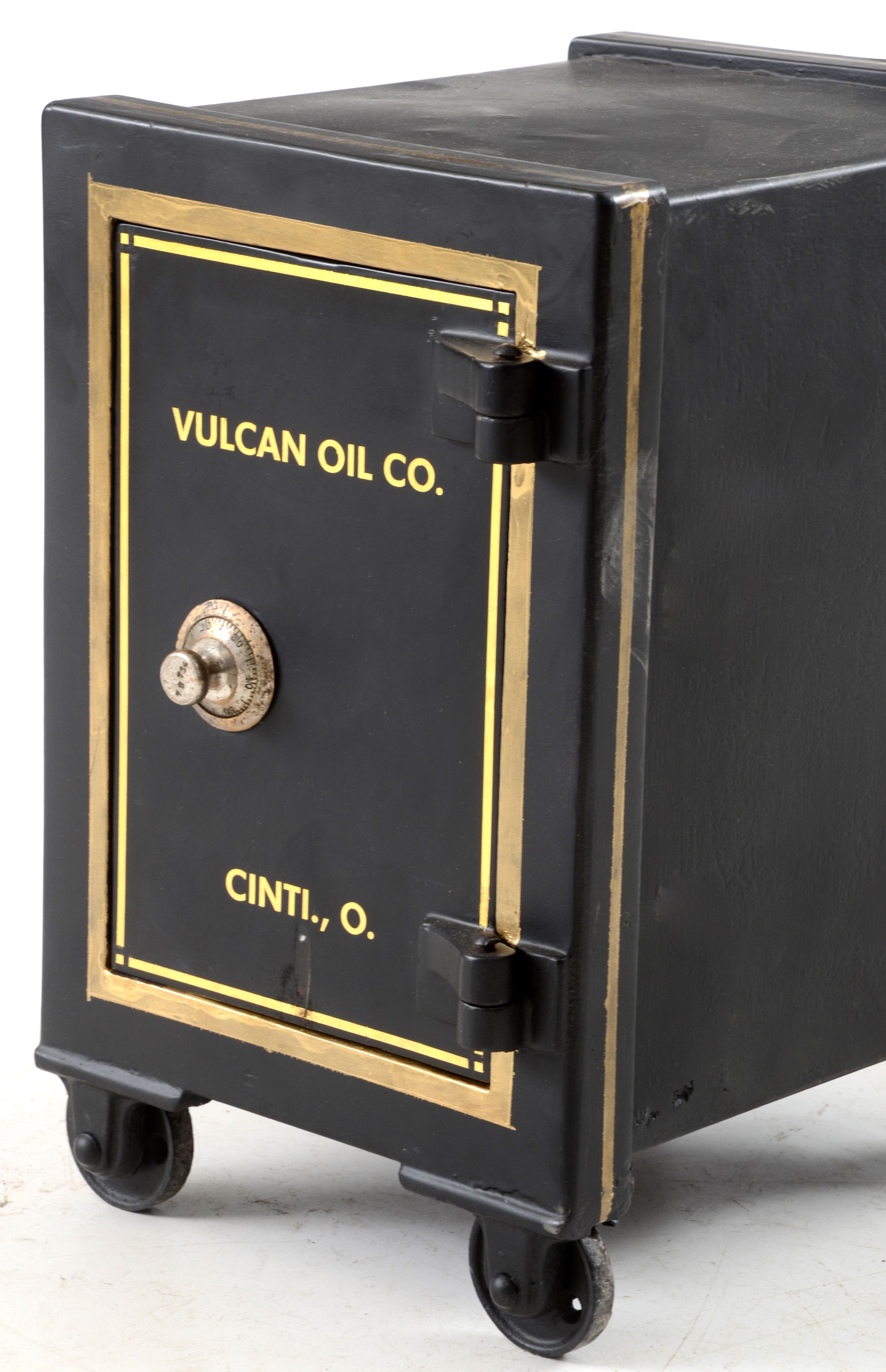 Vulcan Oil Company Cast Iron Combination Safe