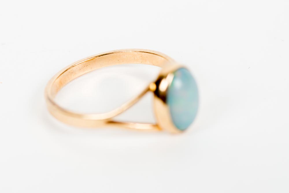 14K Gold and Opal Ring