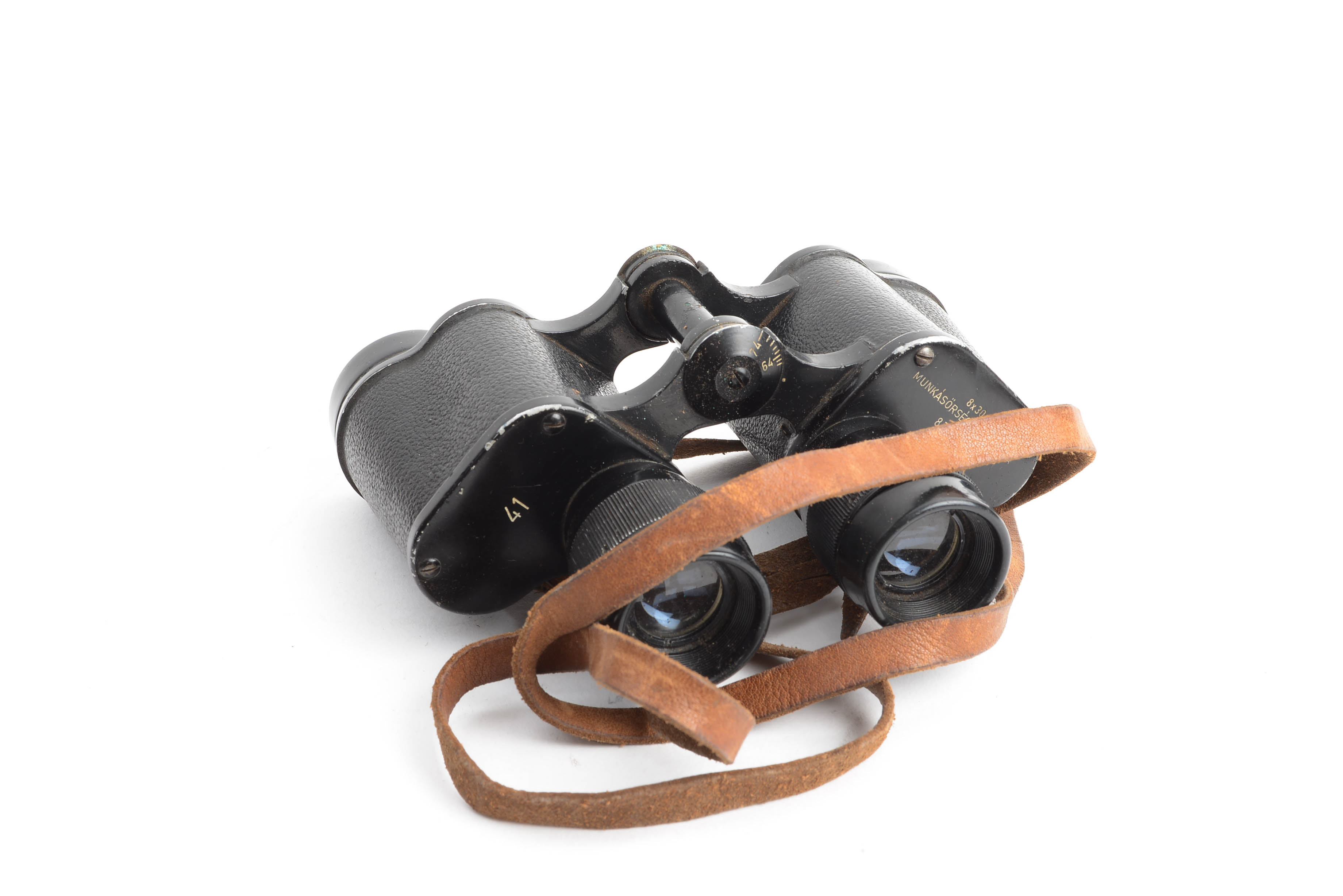 WWII Era German 8x30 Munkasorseg Tulajdona Binoculars