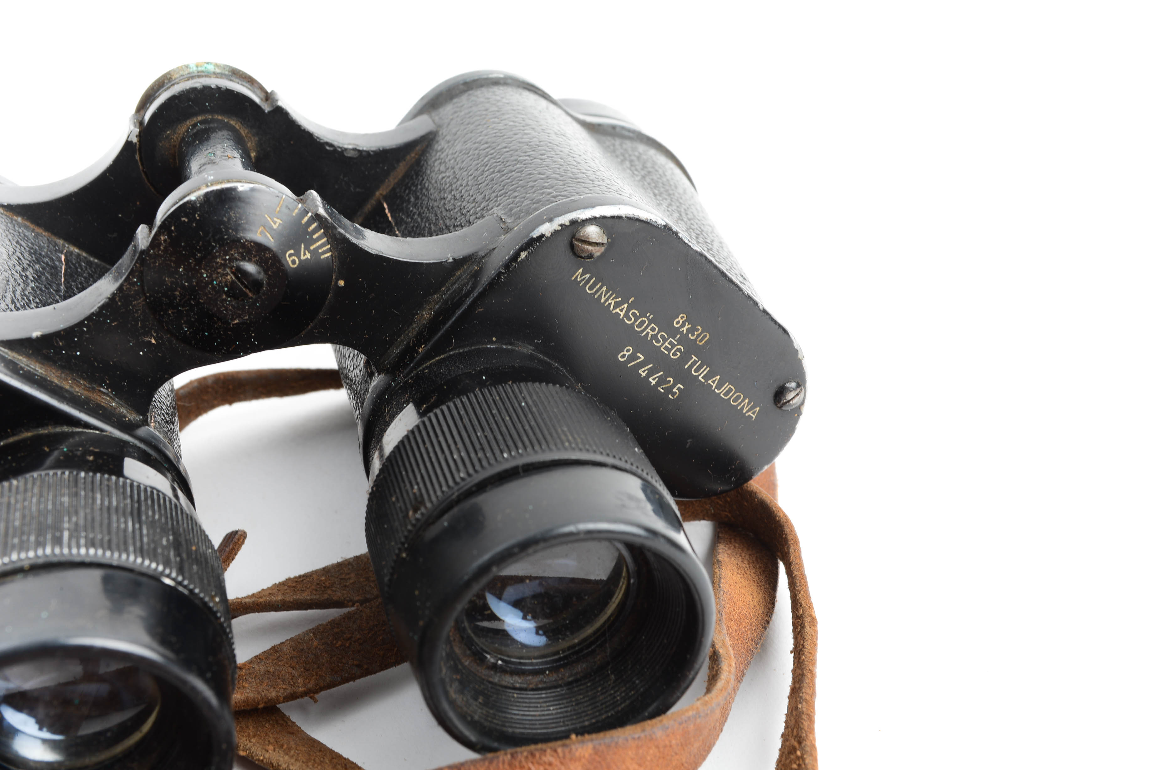 WWII Era German 8x30 Munkasorseg Tulajdona Binoculars
