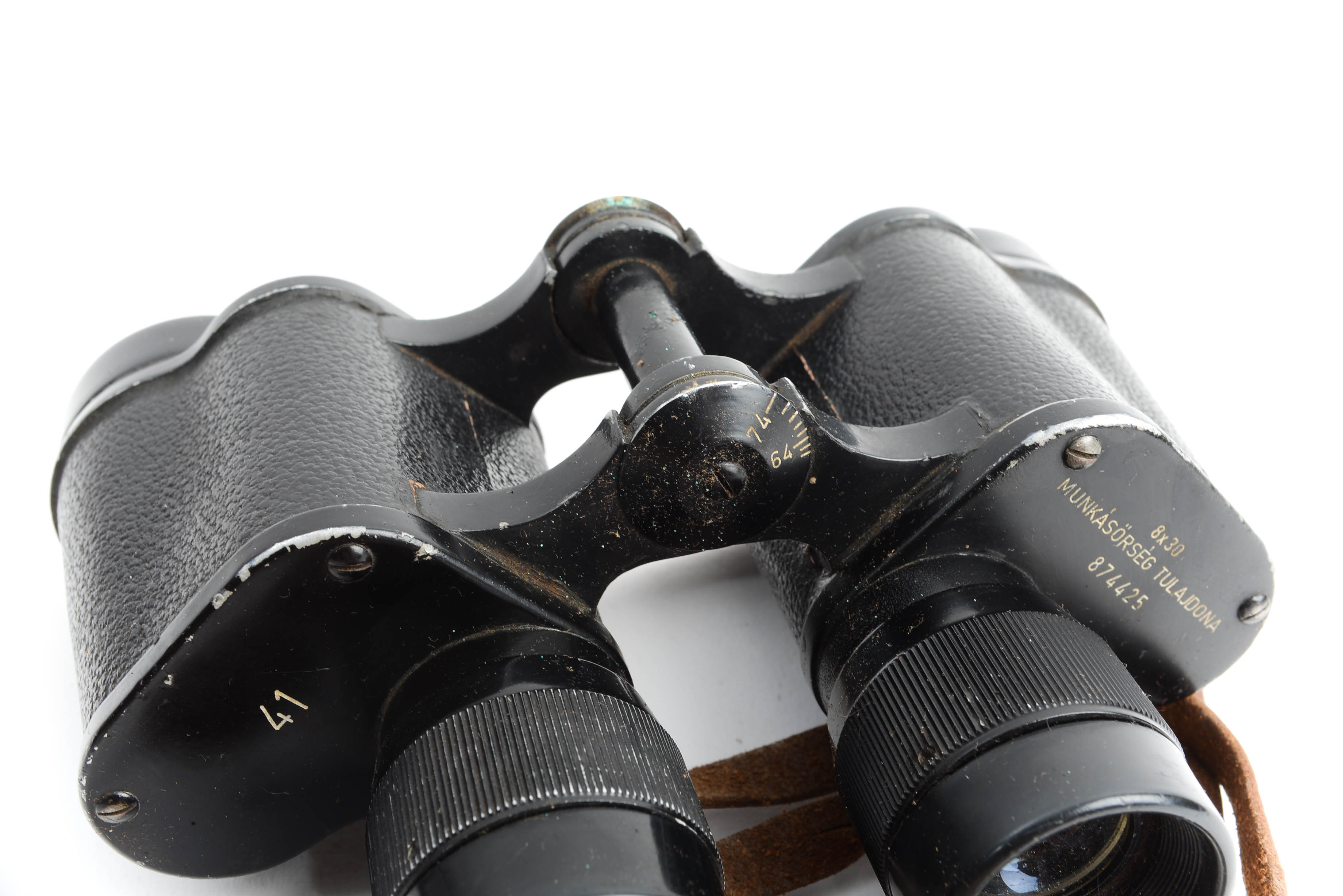 WWII Era German 8x30 Munkasorseg Tulajdona Binoculars