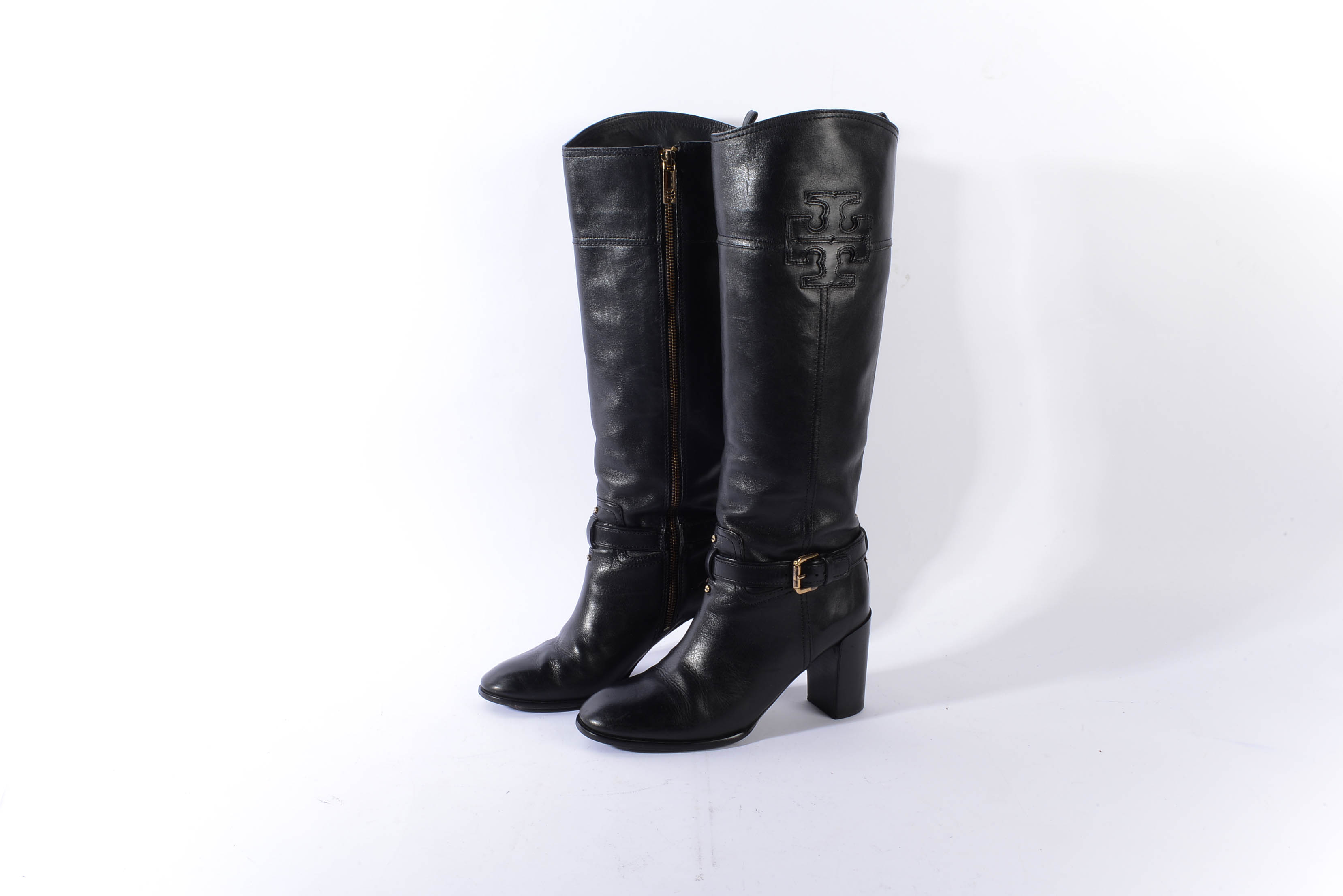 Tory Burch Leather Boots, Size 8.5