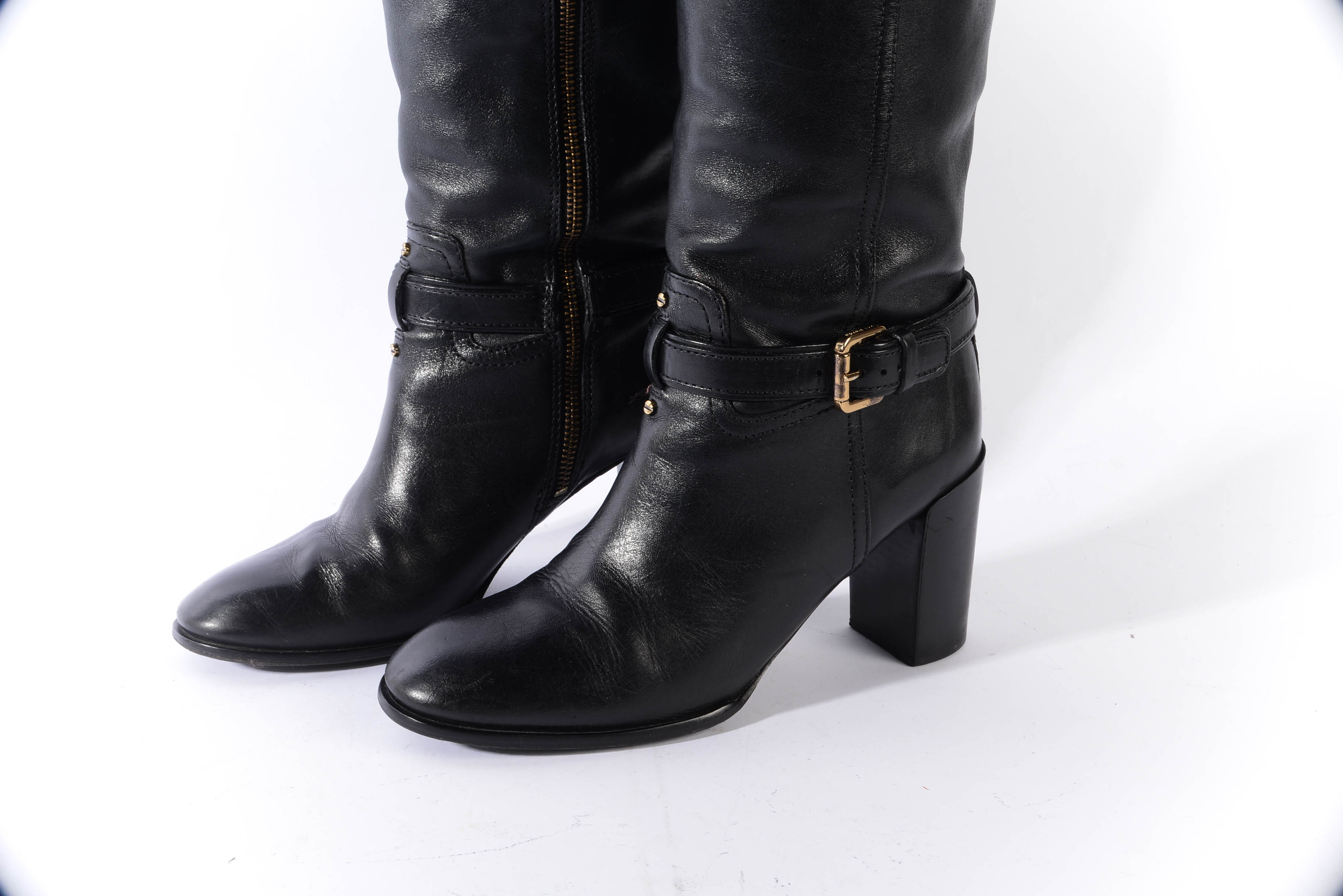 Tory Burch Leather Boots, Size 8.5