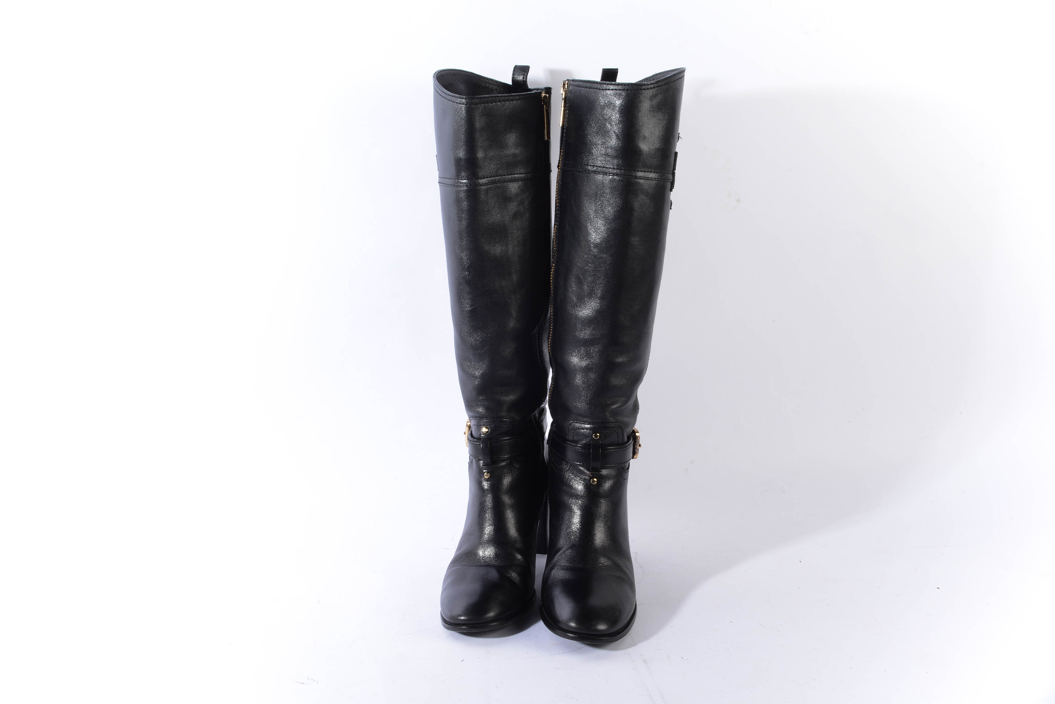 Tory Burch Leather Boots, Size 8.5