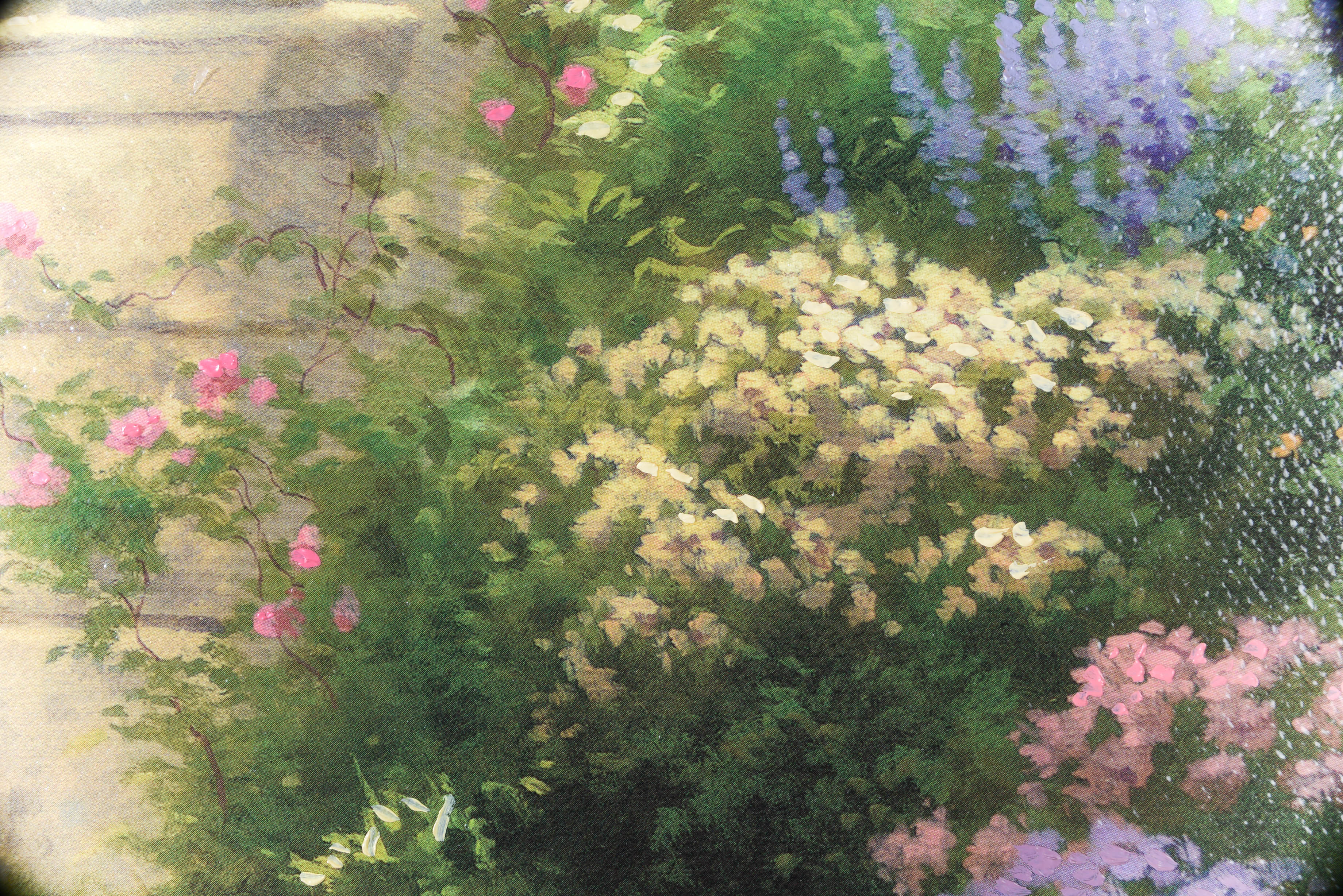 Thomas Kinkade Limited Edition Offset Lithograph on Canvas "Stairway To Paradise"