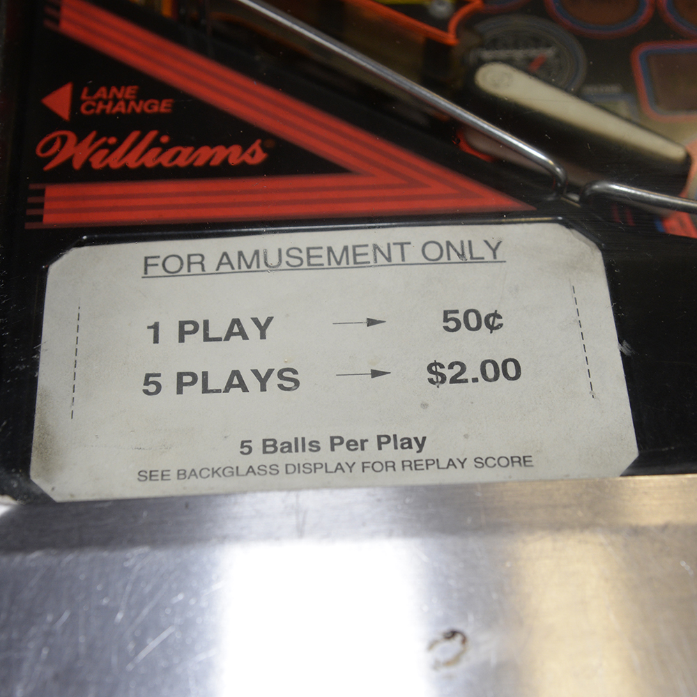 1992 "The Getaway: High Speed II" Williams Pinball Machine