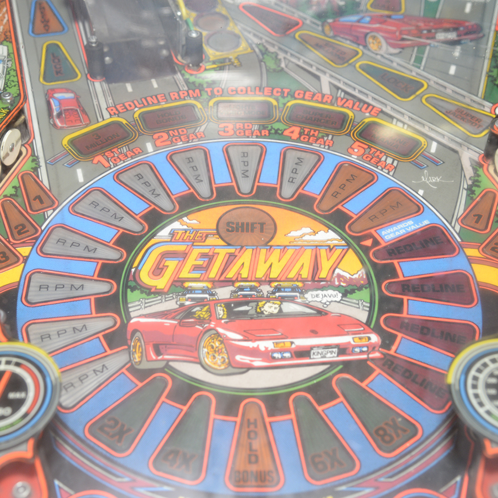 1992 "The Getaway: High Speed II" Williams Pinball Machine