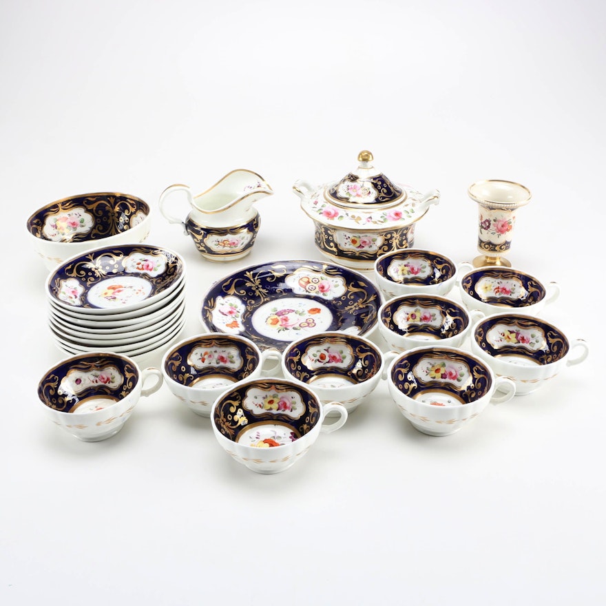 Collection of Antique Porcelain Tableware