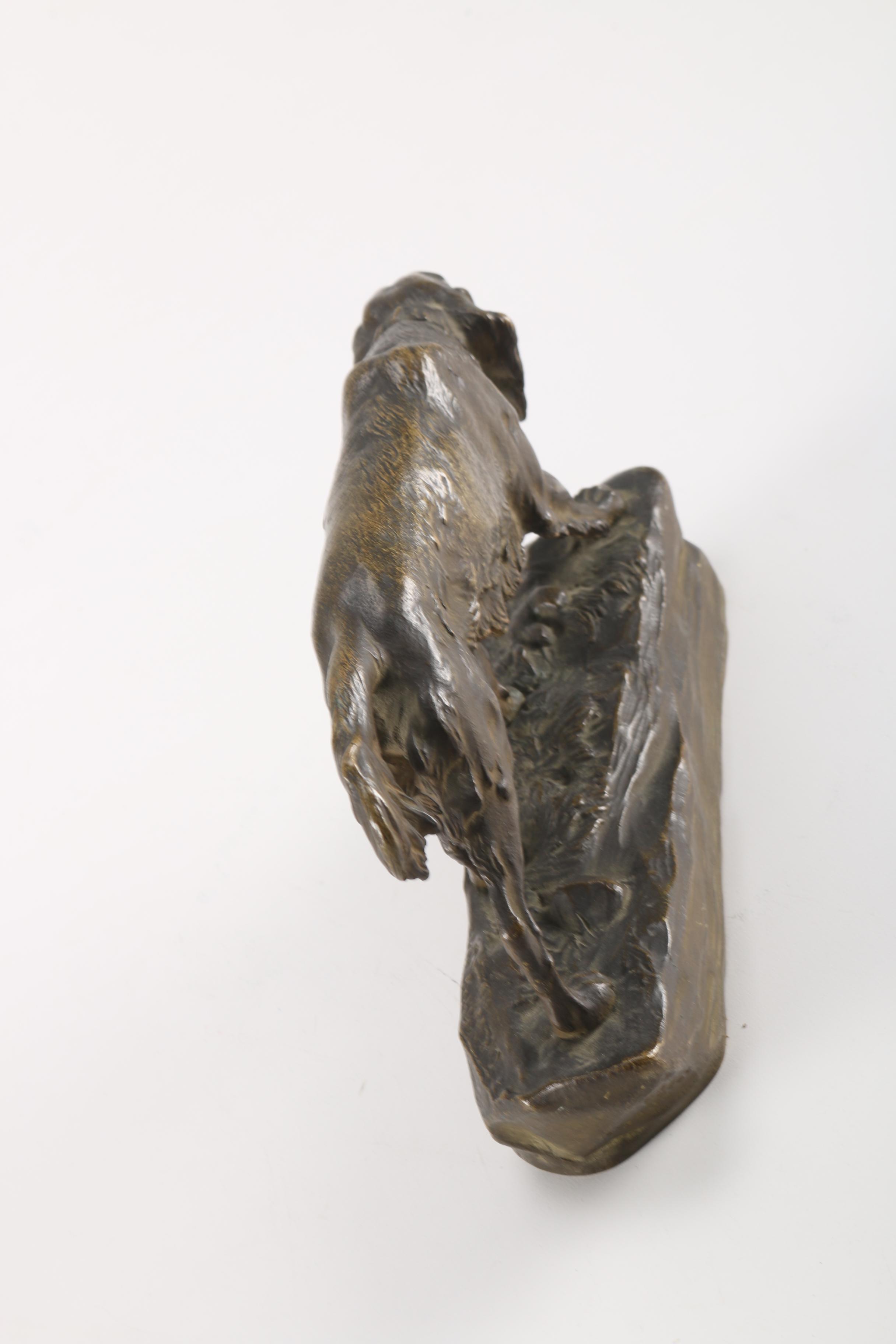 Franz Bergman Bronze Sculpture of a Dog