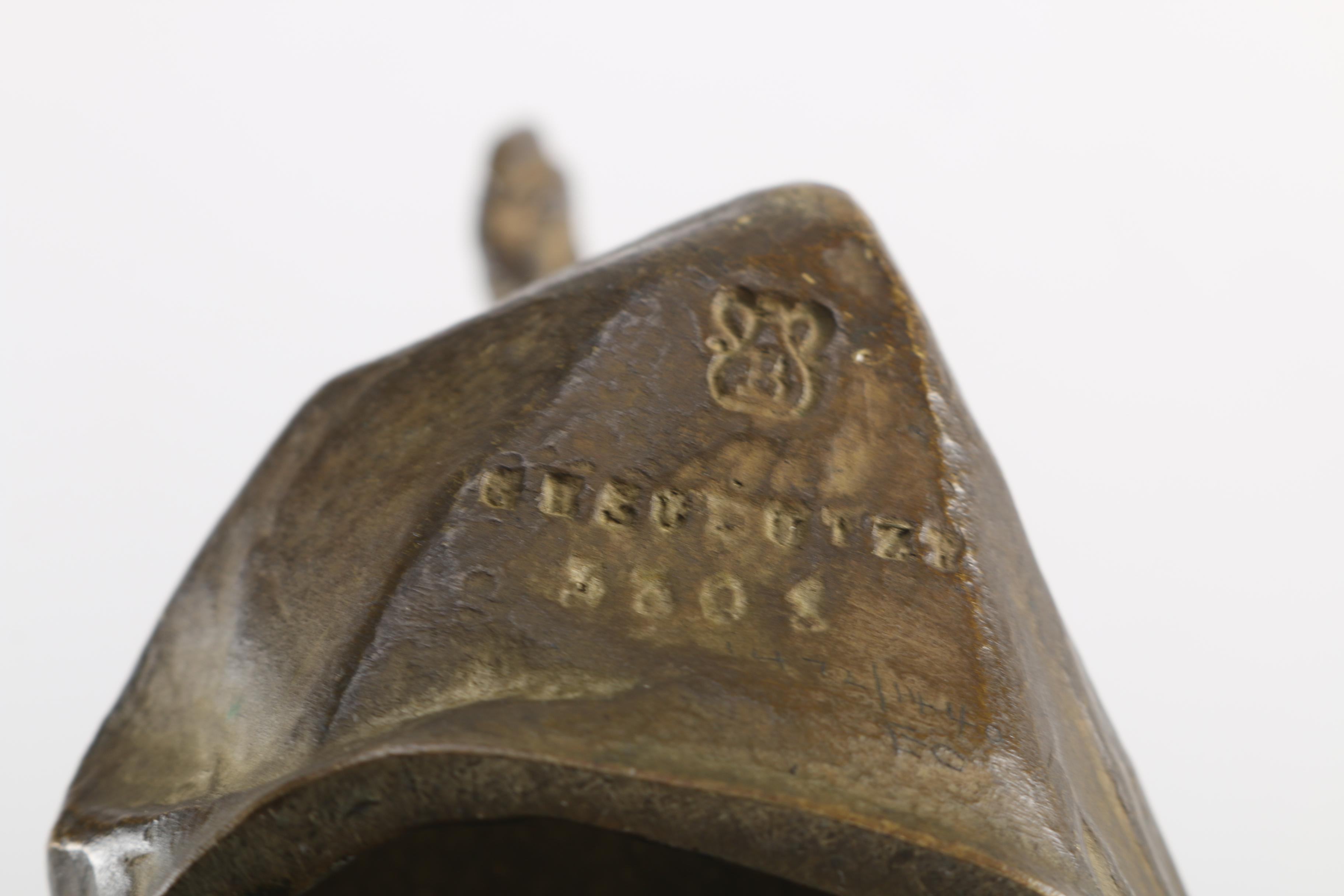 Franz Bergman Bronze Sculpture of a Dog