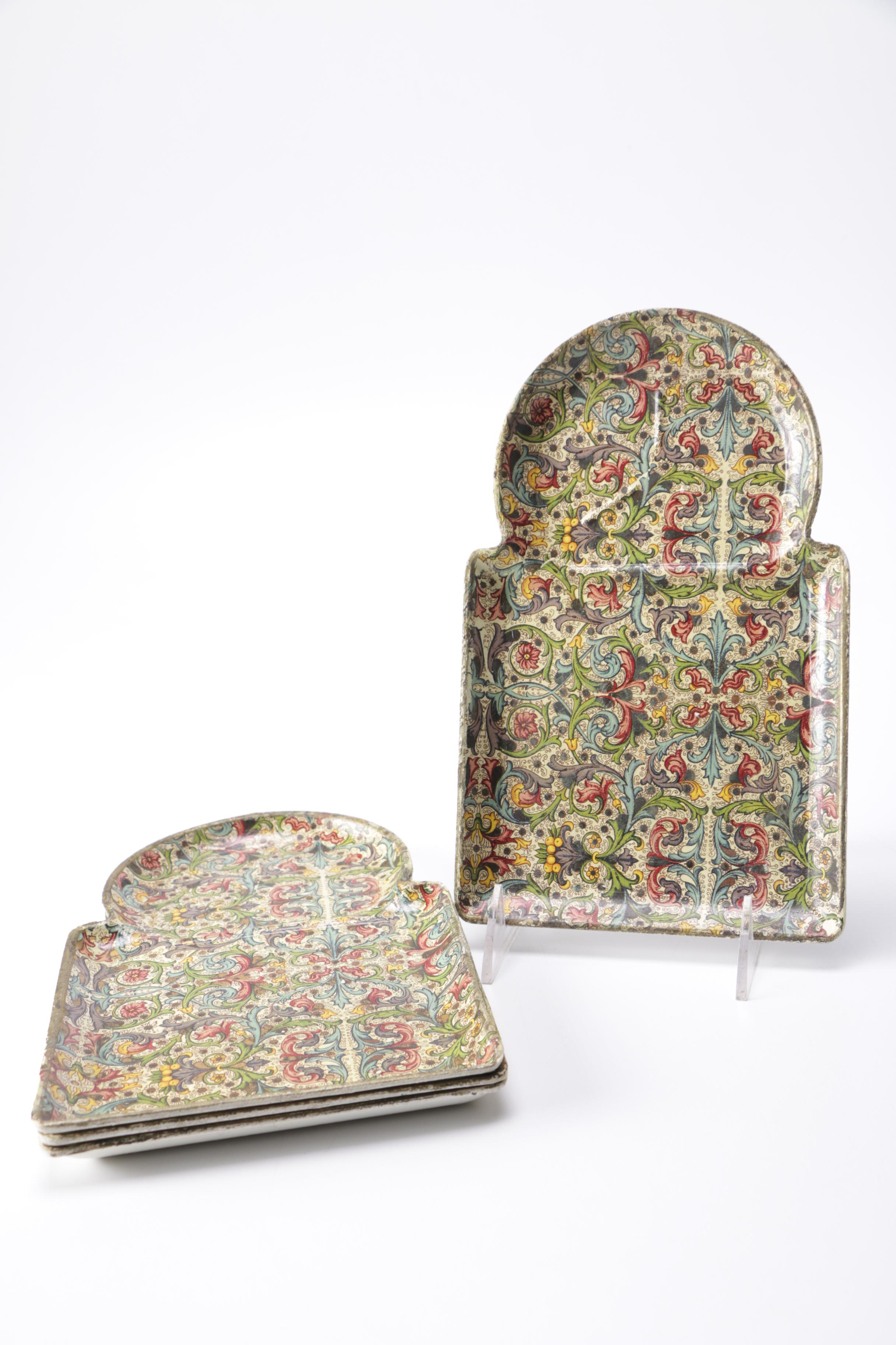 1950s Papier-Mâché Serving Trays