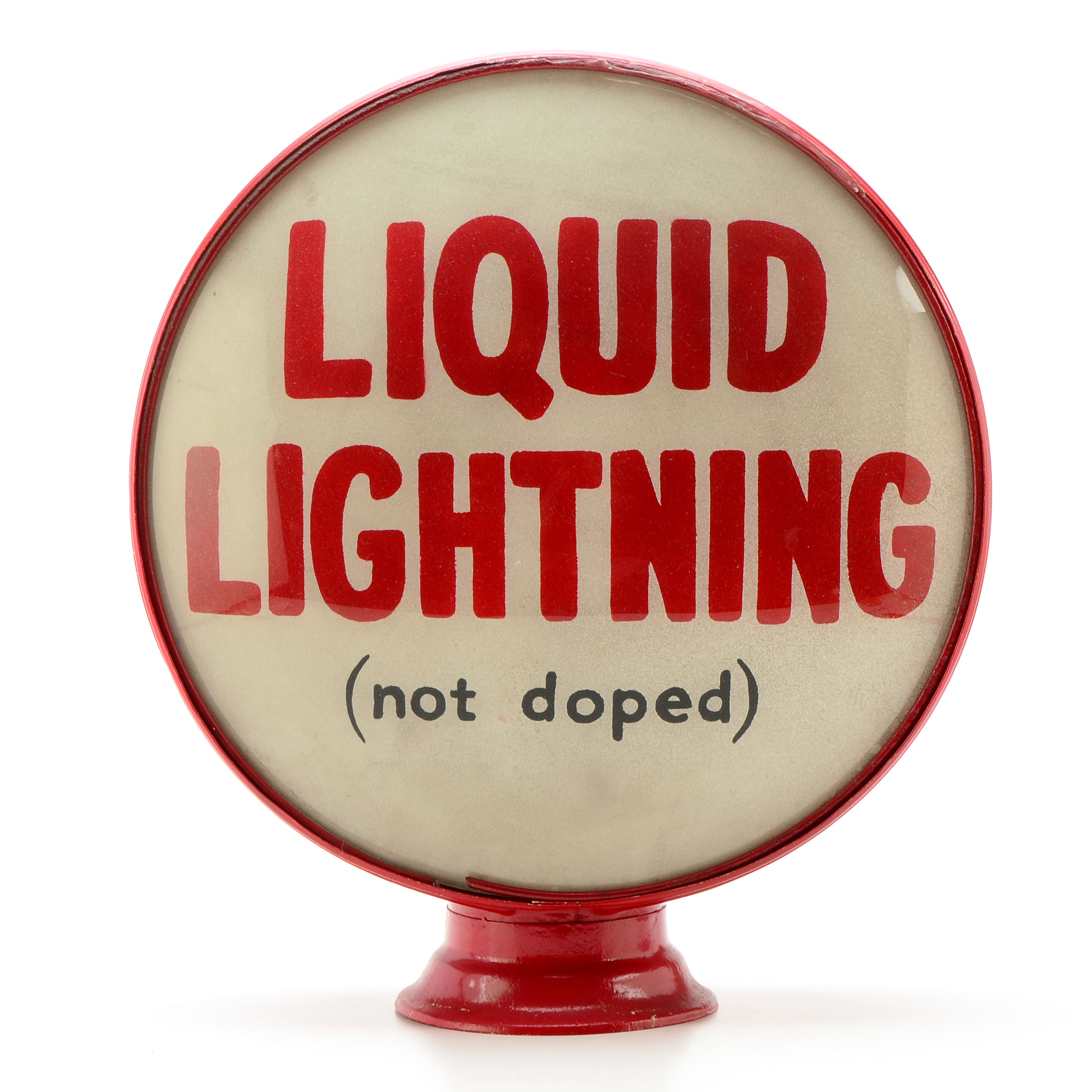 Double Sided "Liquid Lightning" Gasoline Pump Globe Sign
