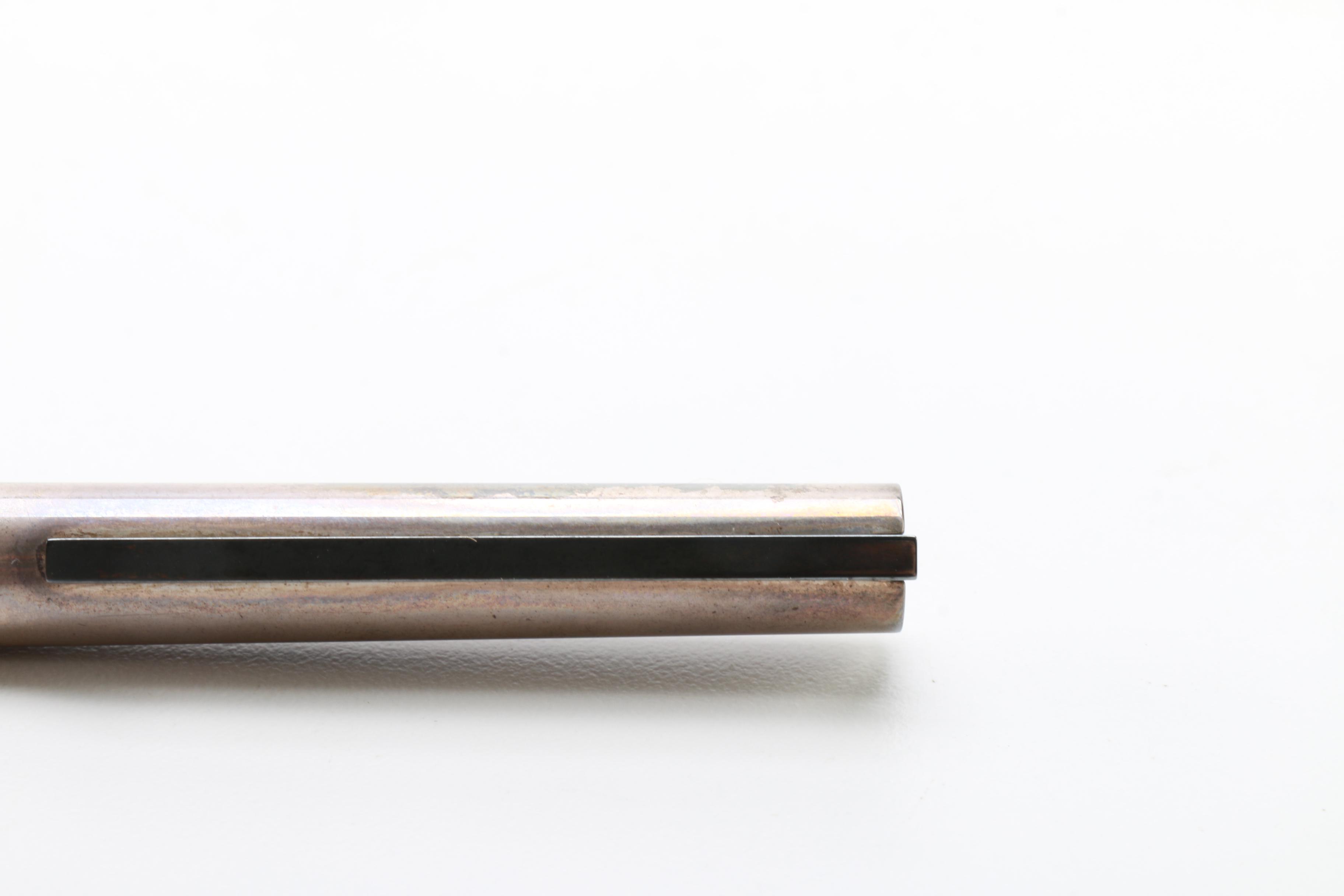 S. T Dupont Sterling Silver Fountain Pen With 18K Nib