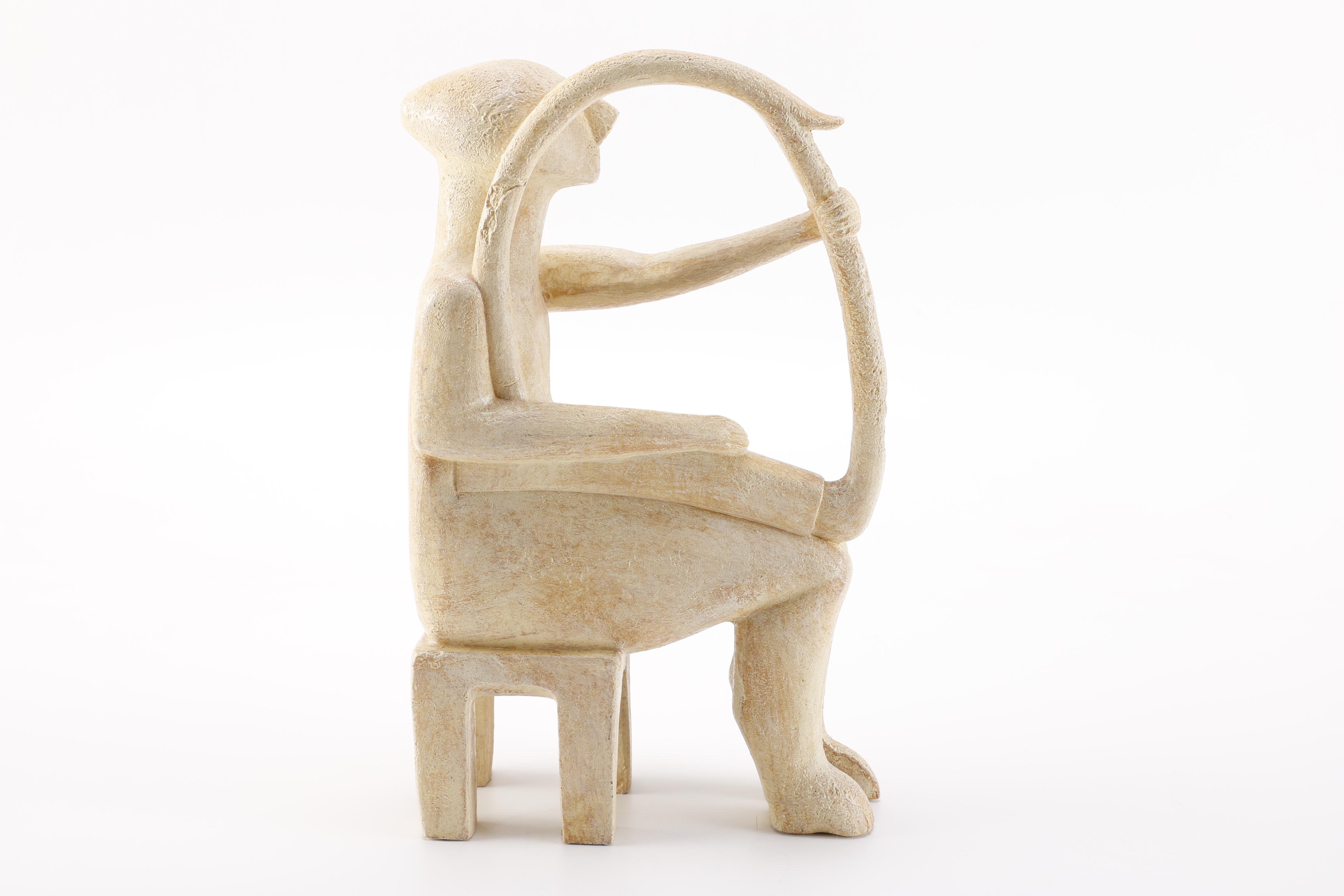 Resin Reproduction of Cycladic Harp Player
