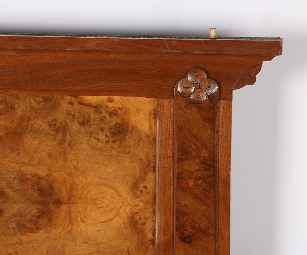 Vintage Walnut Full Size Bed Frame