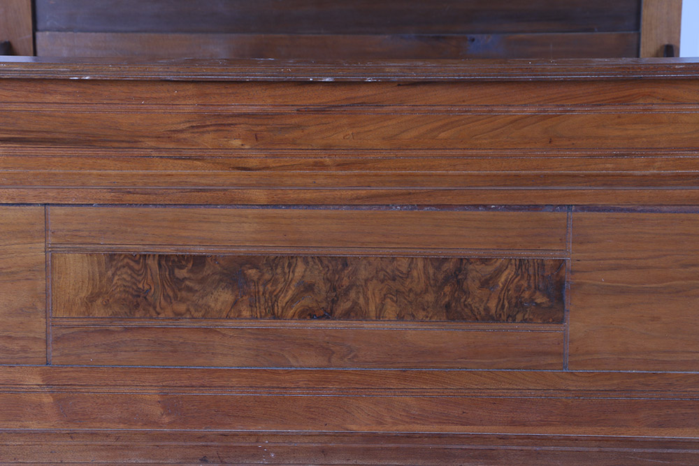 Vintage Walnut Full Size Bed Frame