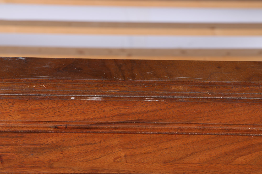 Vintage Walnut Full Size Bed Frame