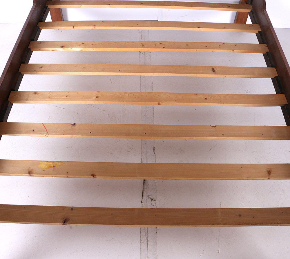 Vintage Walnut Full Size Bed Frame