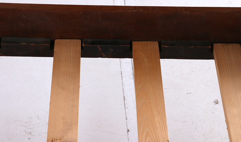 Vintage Walnut Full Size Bed Frame