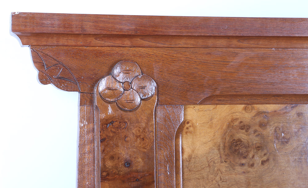 Vintage Walnut Full Size Bed Frame