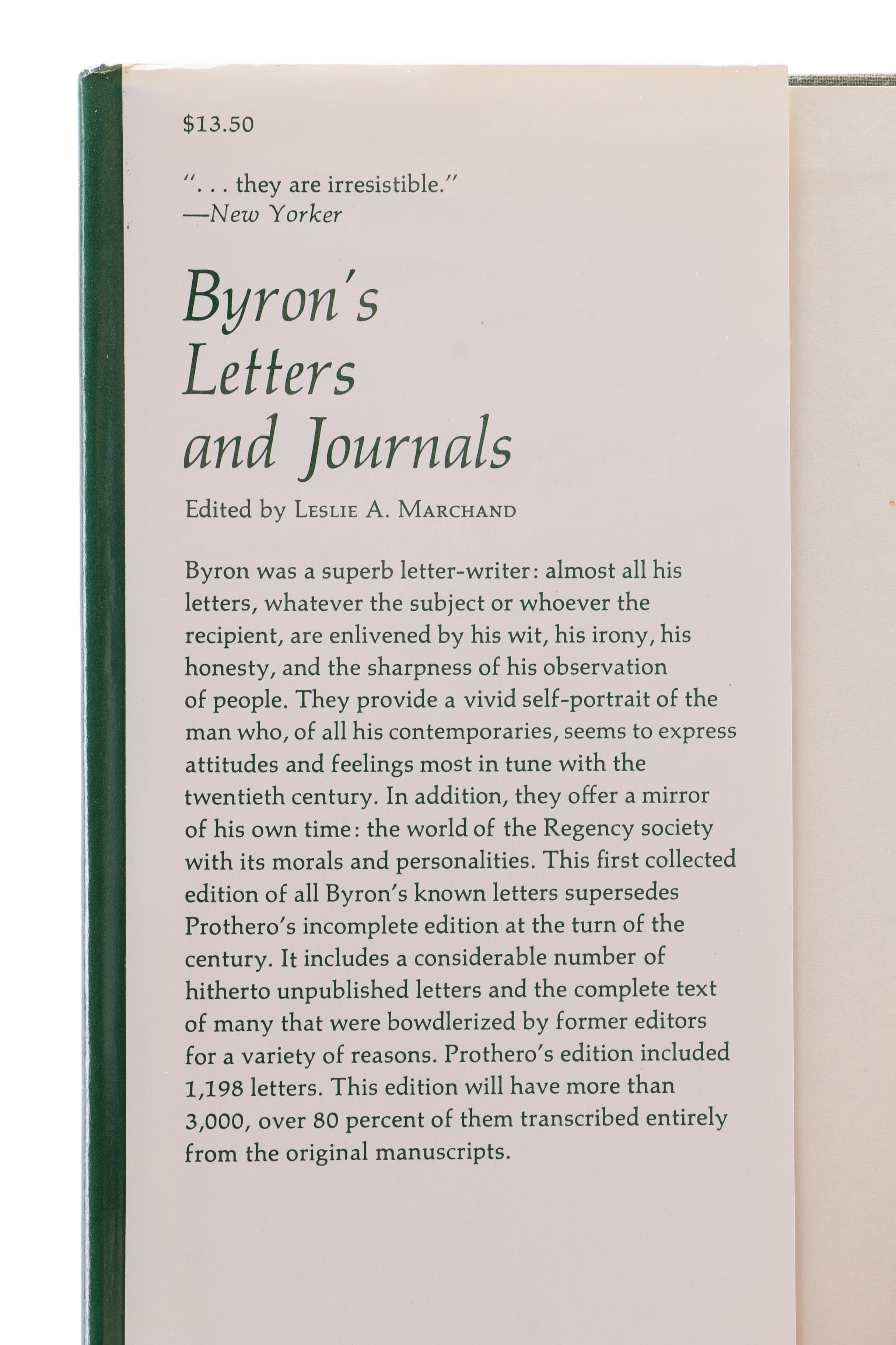 "Byron's Letters & Journals" Twelve Volume Collection