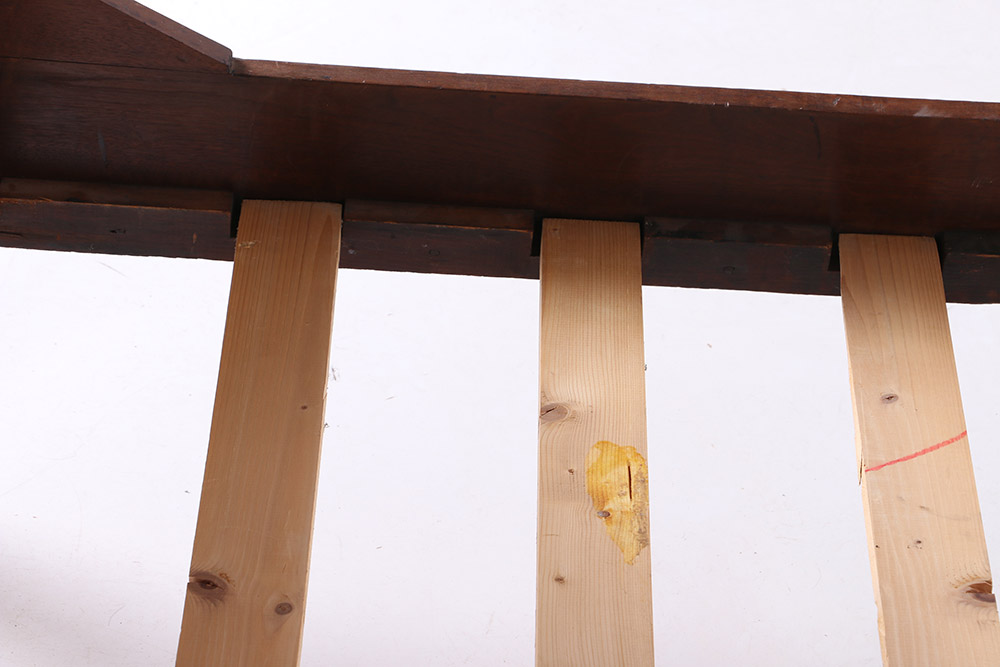 Vintage Walnut Full Size Bed Frame