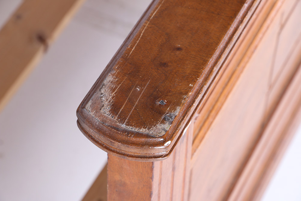 Vintage Walnut Full Size Bed Frame