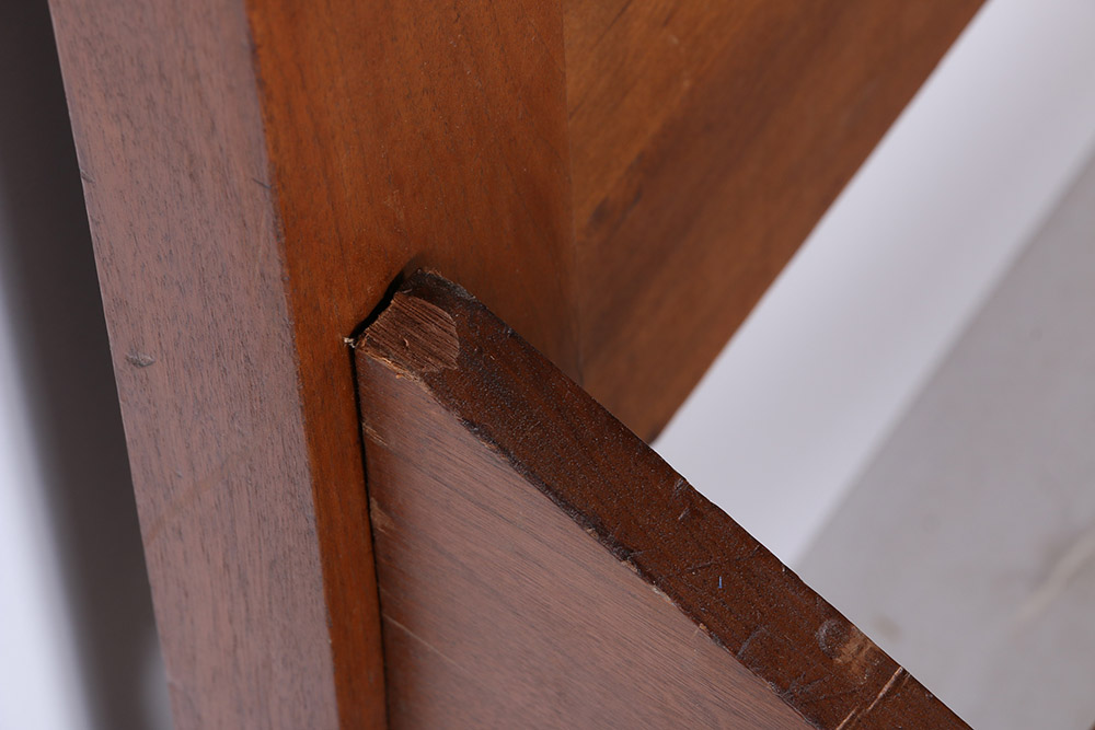 Vintage Walnut Full Size Bed Frame