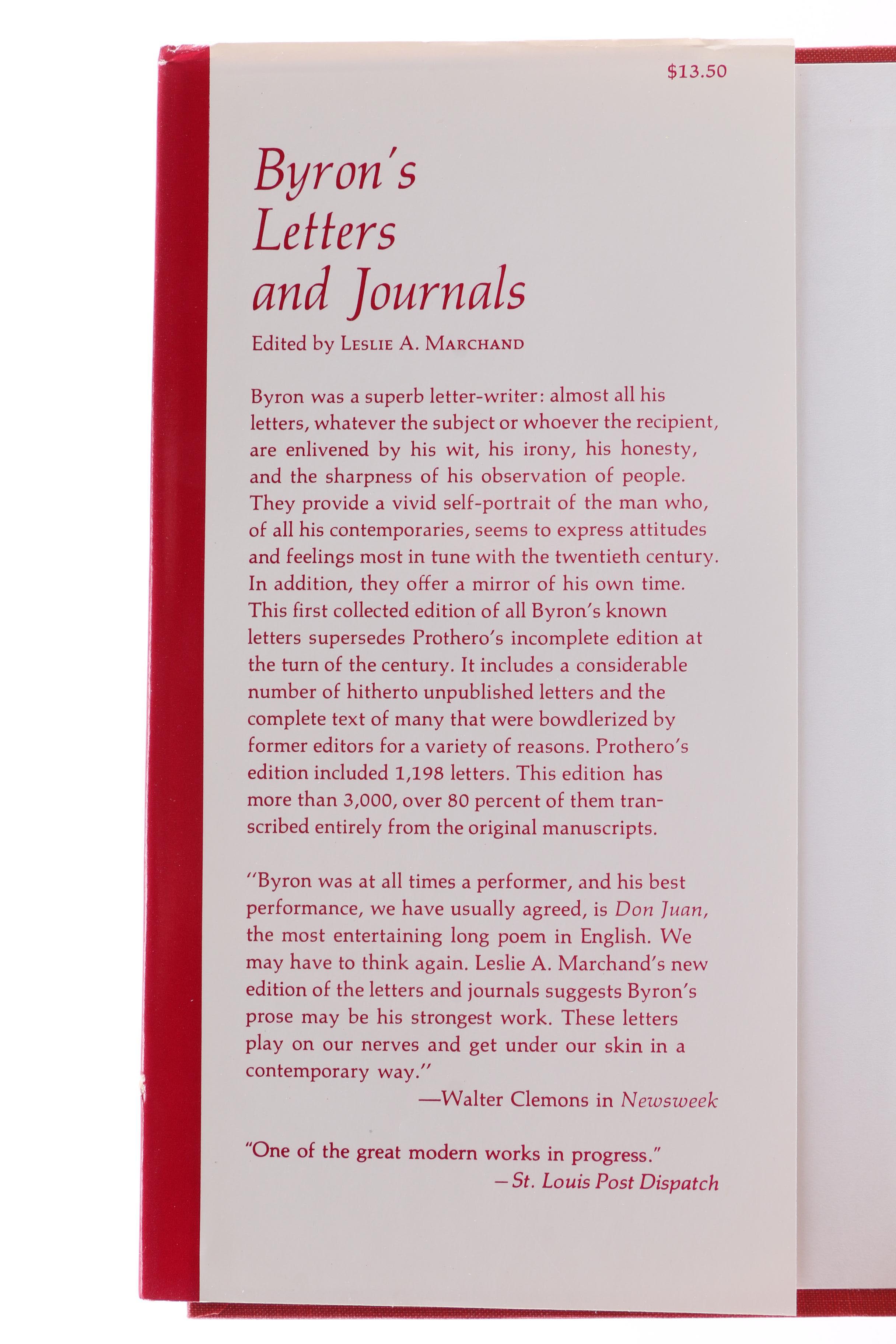 "Byron's Letters & Journals" Twelve Volume Collection