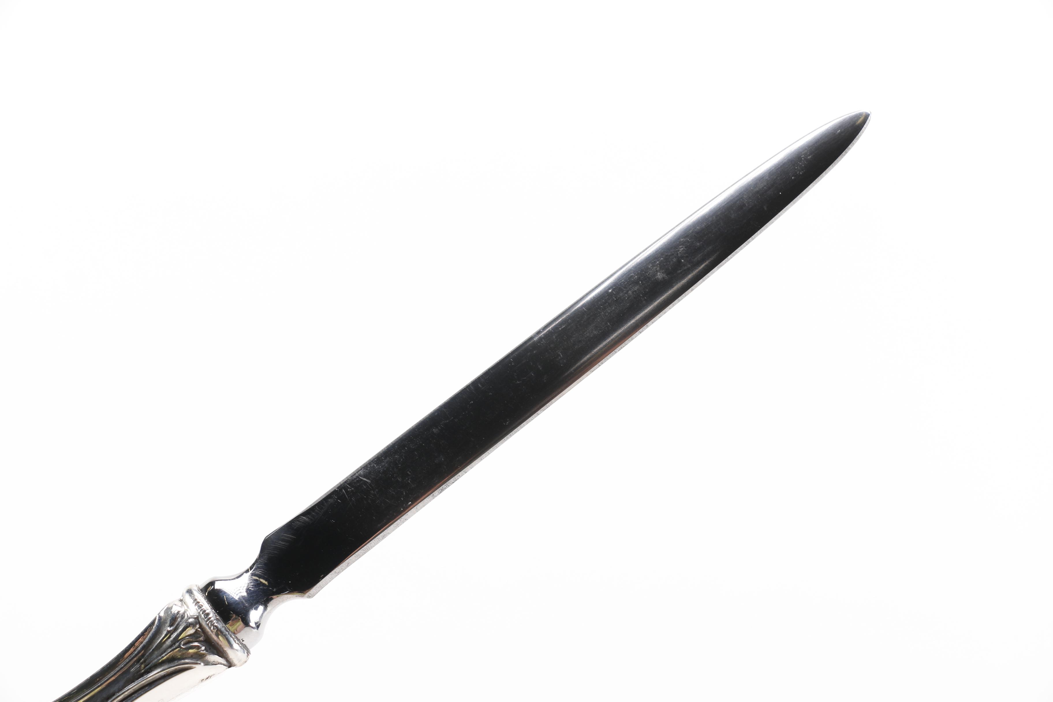 Wallace Silversmiths "Lion" Sterling Handled Letter Opener