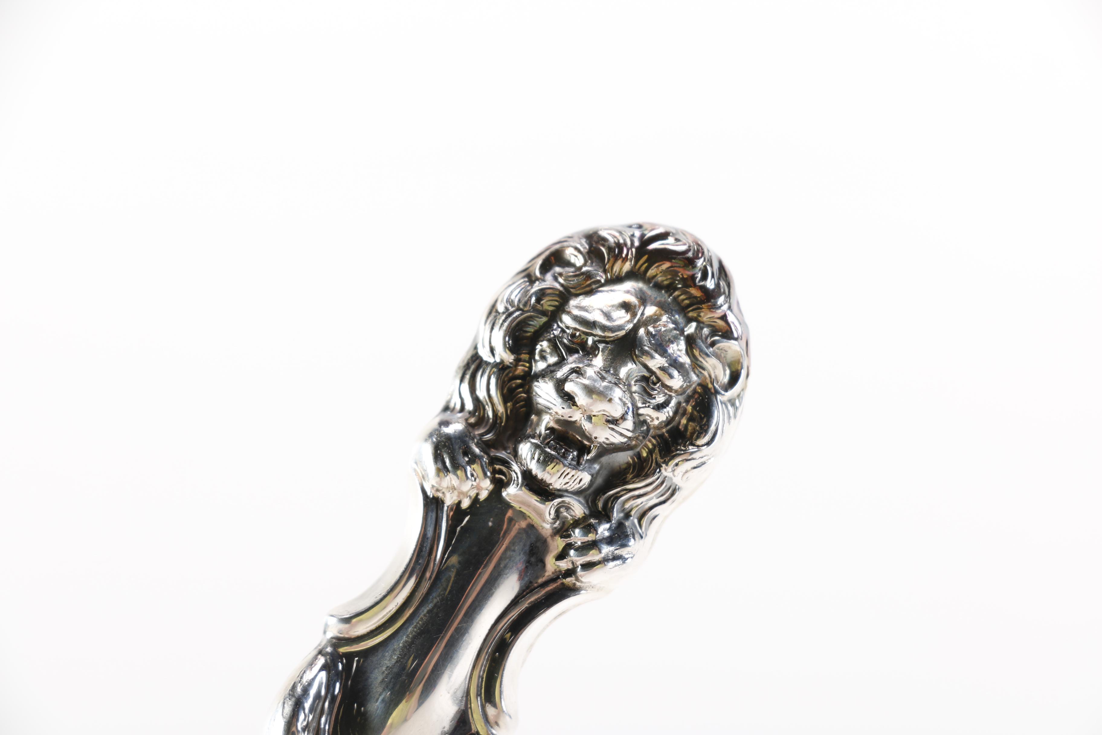 Wallace Silversmiths "Lion" Sterling Handled Letter Opener