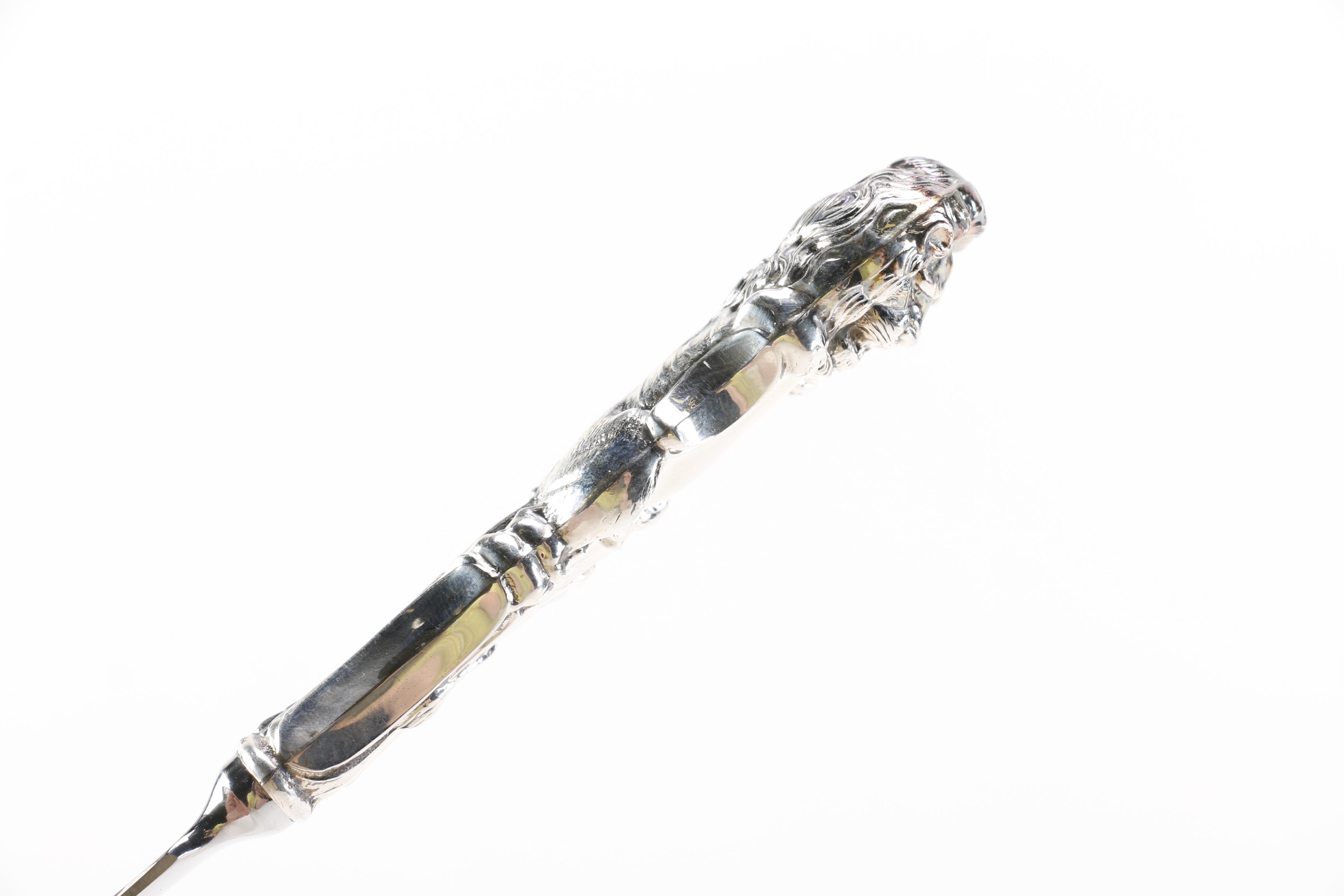 Wallace Silversmiths "Lion" Sterling Handled Letter Opener