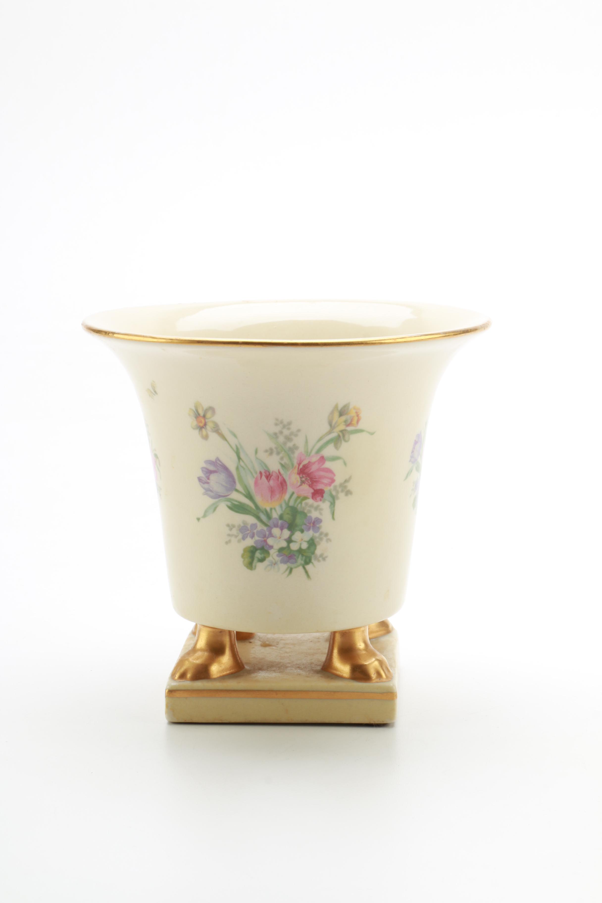 Floral Ceramic and Porcelain Pieces