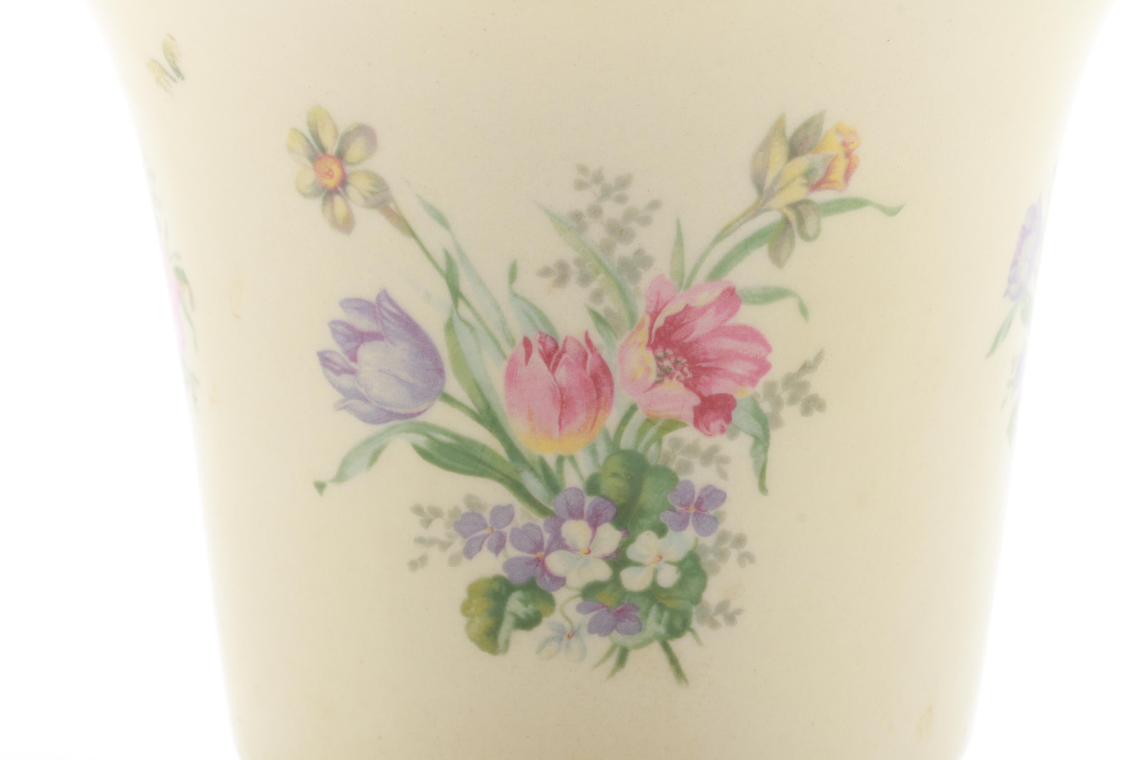 Floral Ceramic and Porcelain Pieces