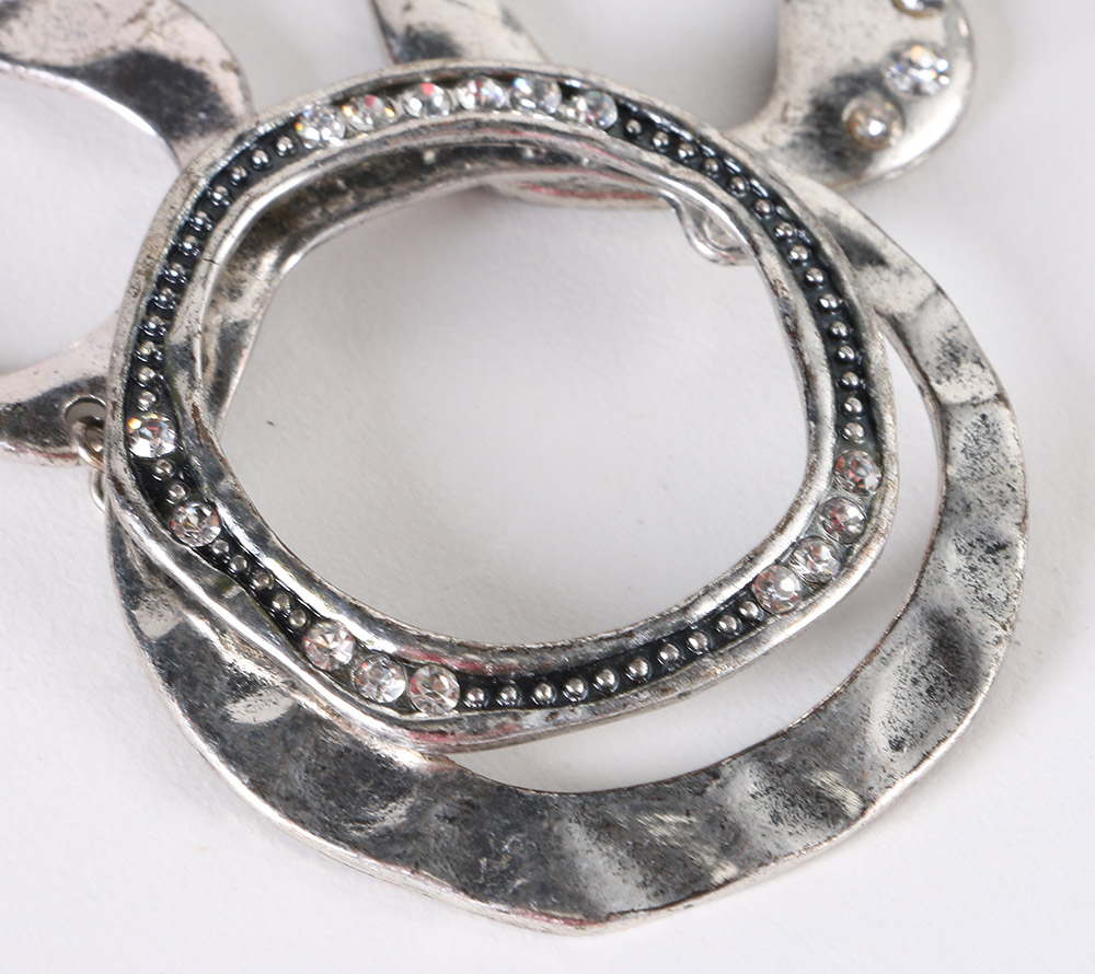 Collection of Silver Tone Costume Jewelry