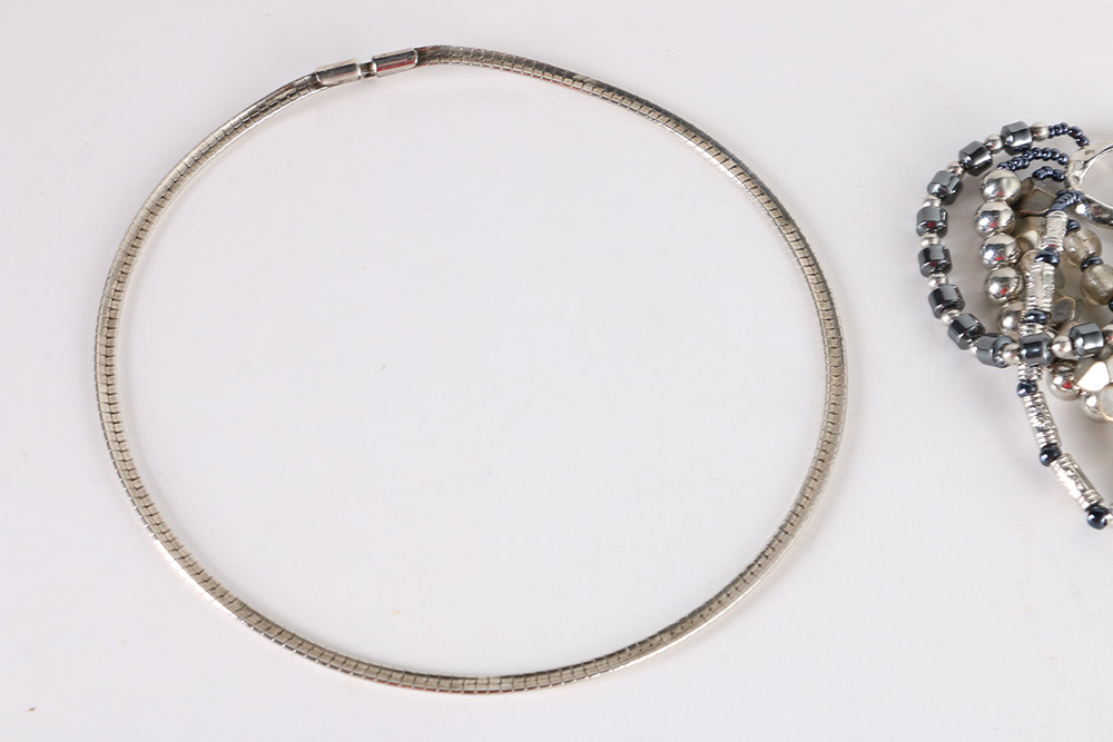 Collection of Silver Tone Costume Jewelry